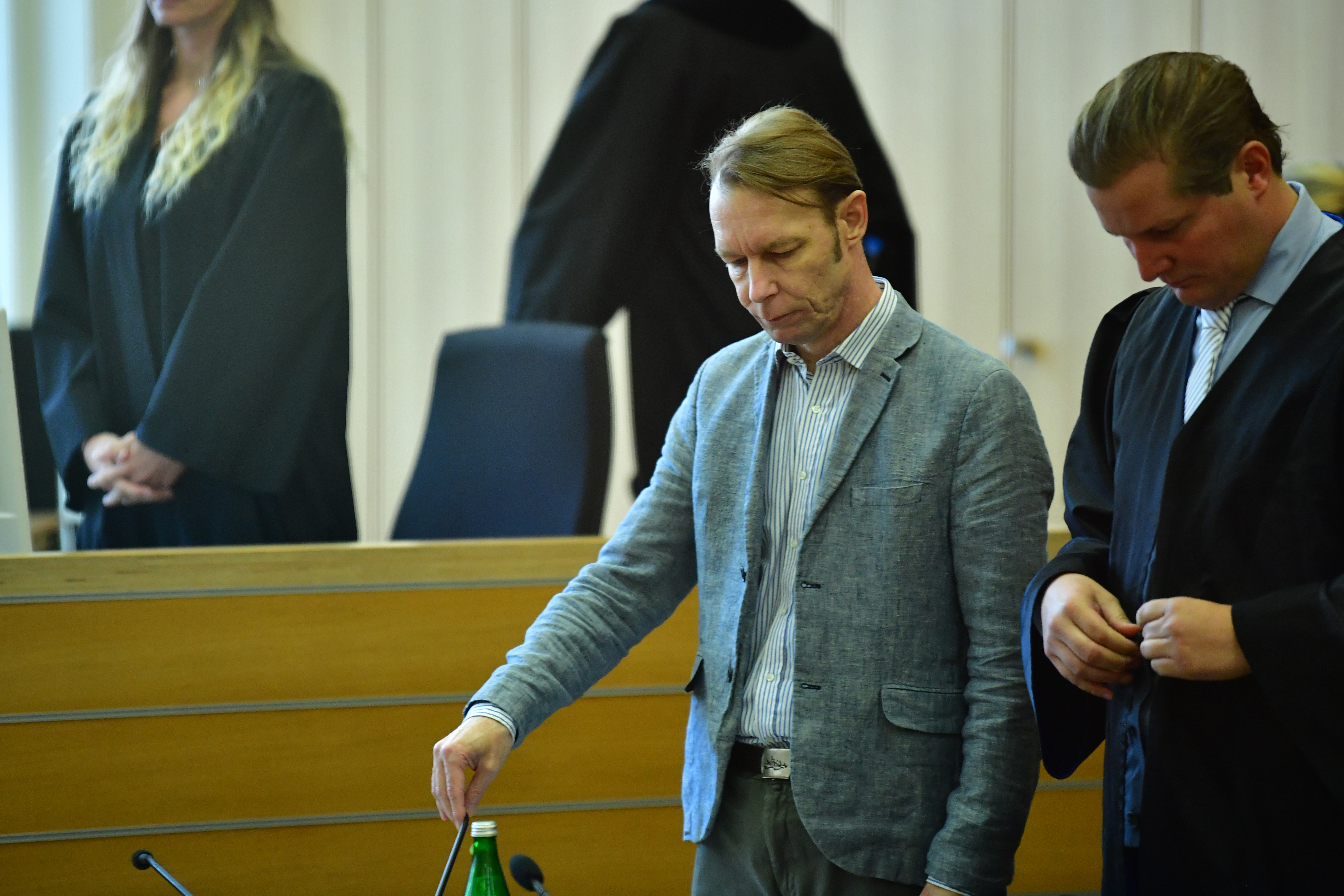 Christian Bruckner arrives at the courtroom on October 8, 2024, in Braunschweig, Germany. | Source: Getty Images