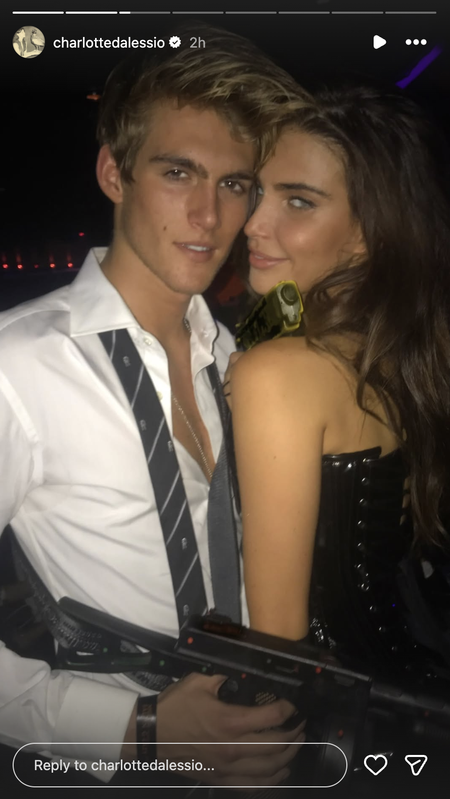 Presley and Charlotte first became romantically linked in late 2017 after knowing each other through his sister, Kaia Gerber. Years later, Charlotte returned to their shared history while mourning him publicly. | Source: Instagram/charlottedalessio