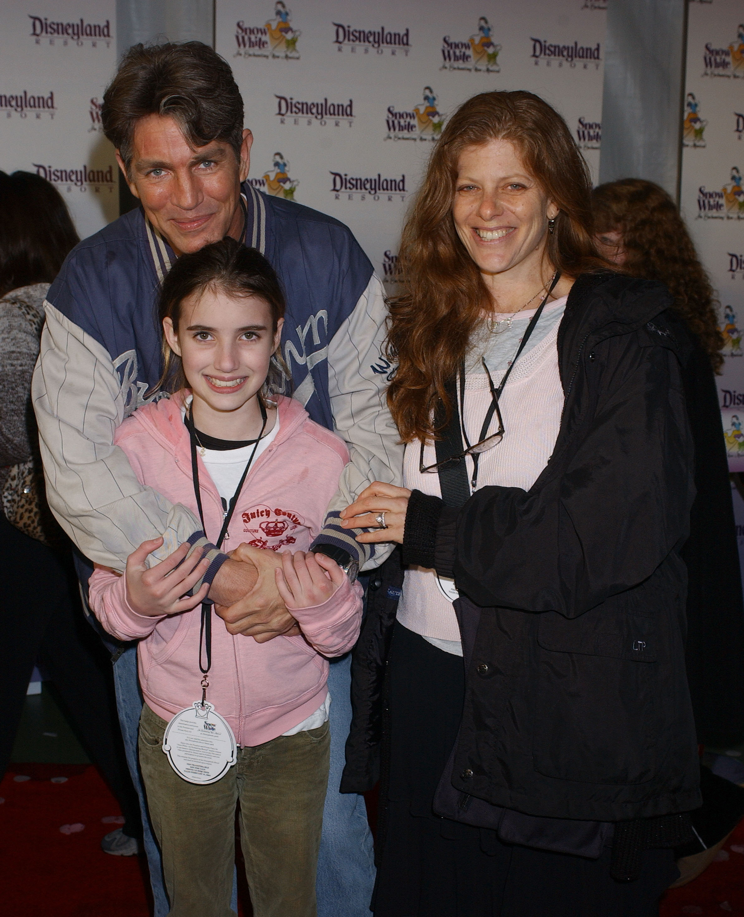 Eric Roberts attends the premiere of "Snow White – An Enchanting New Musical" with daughter Emma and wife Eliza at Disneyland in Anaheim, California. Over the years, Eric has repeatedly expressed his love and pride for Emma while respecting her desire to keep family matters private. | Source: Getty Images