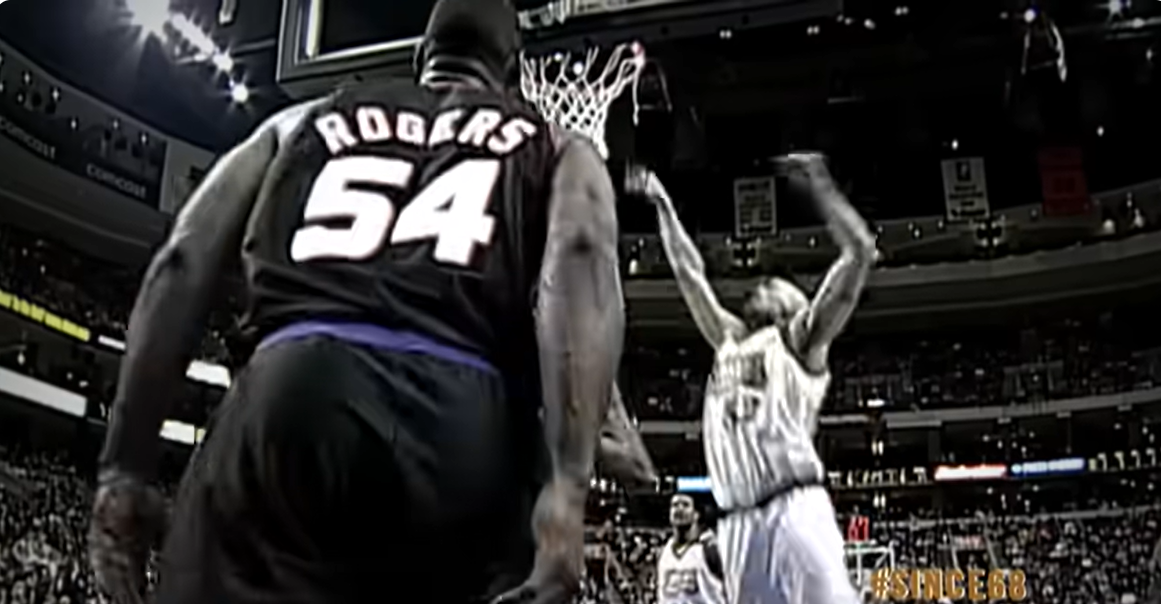 A photo of Rodney Rogers's number 54 jersey, as seen from a video post dated July 19, 2018. | Source: YouTube/PhoenixSuns