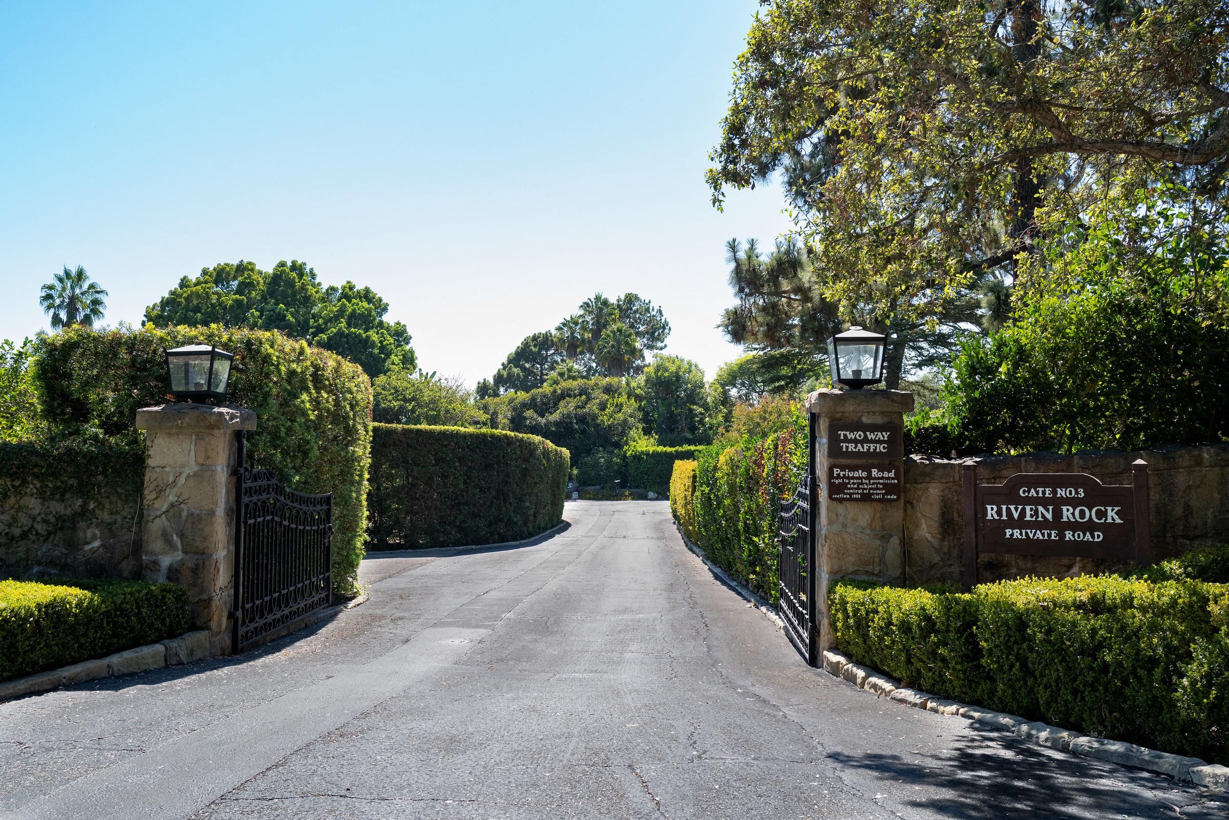 The Sussexes lived behind the private gates of Montecito's Riven Rock neighborhood, an area known for large estates and secluded properties. Their home there became the family's U.S. base for six years. | Source: Getty Images