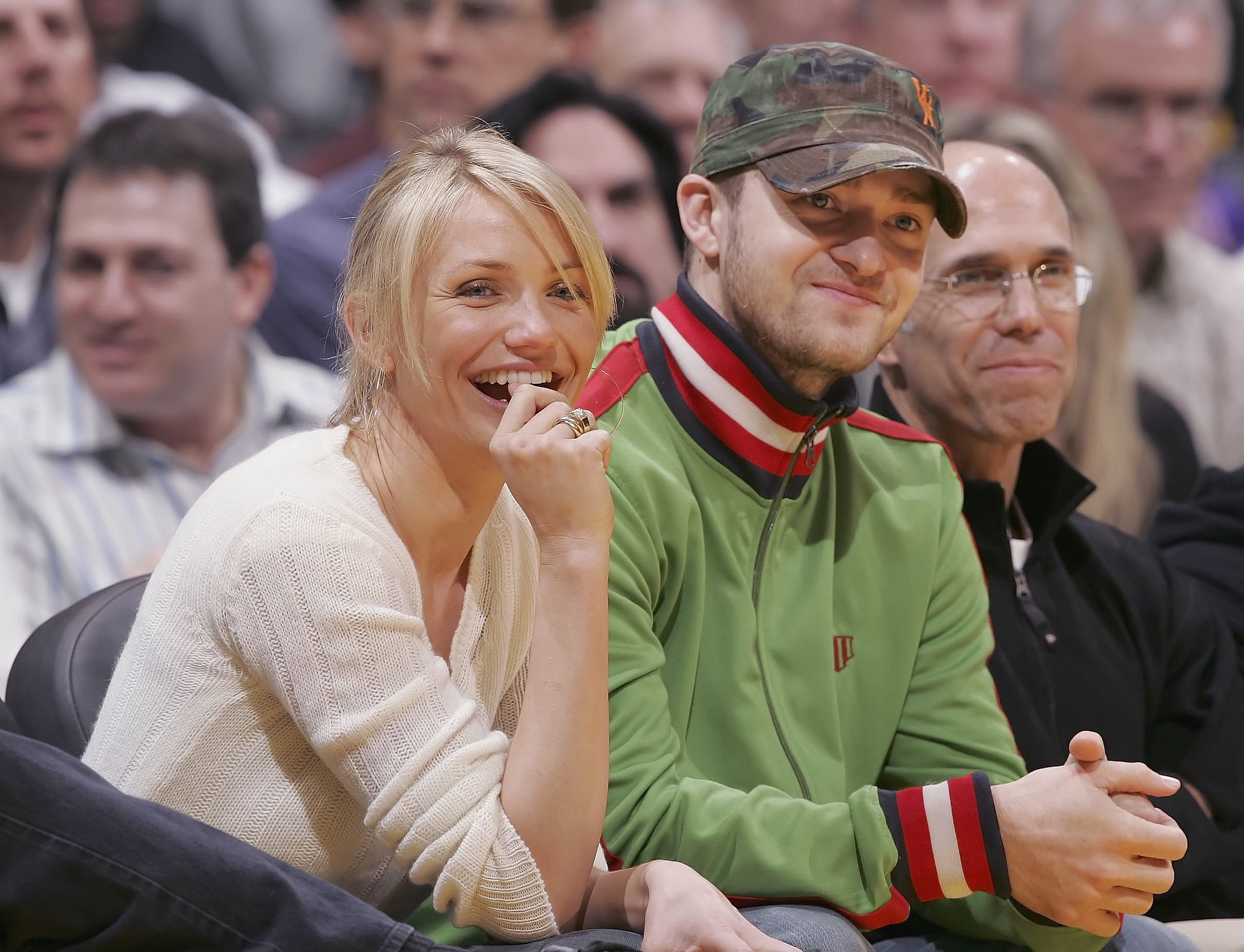 Cameron Diaz and Justin Timberlake were frequently spotted enjoying basketball games together during their relationship. Their shared love of sports gave them plenty of opportunities to spend time away from Hollywood's red carpets. | Source: Getty Images