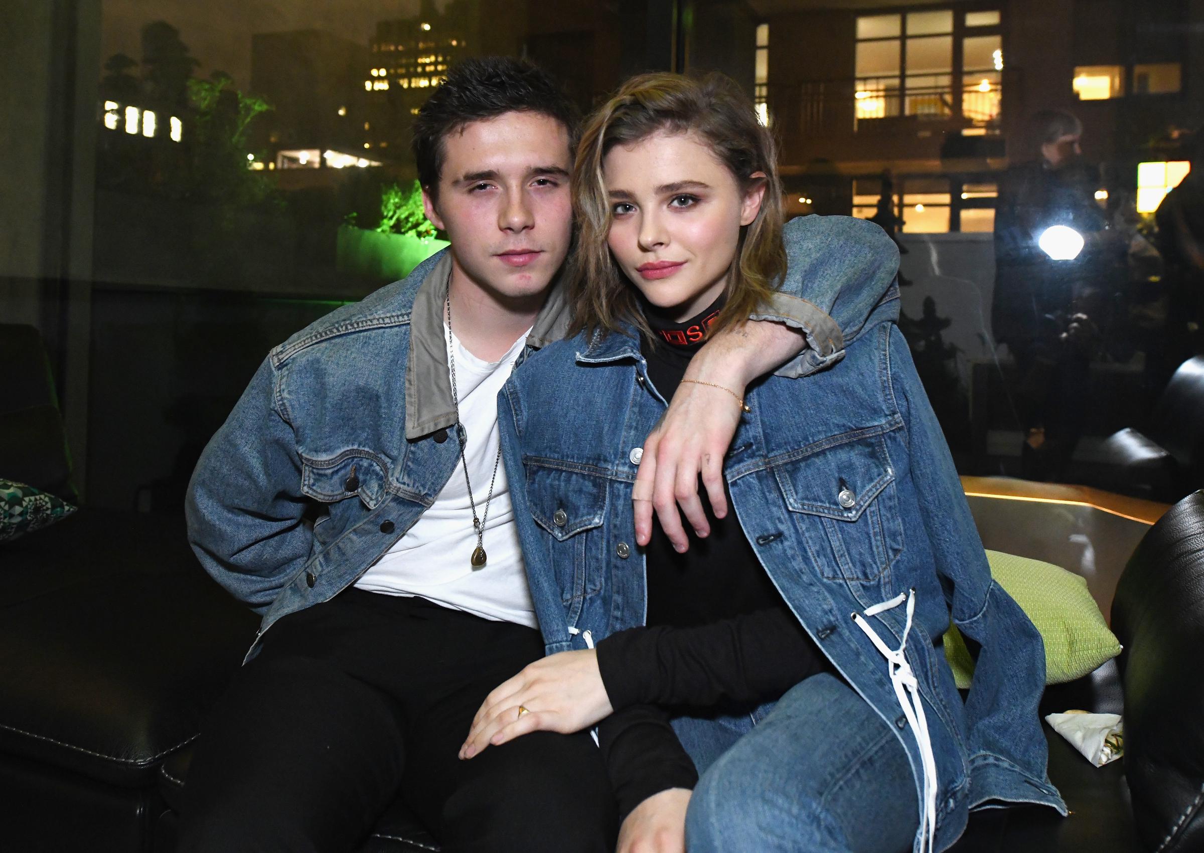 Brooklyn Beckham and Chloe Moretz attend Xbox One x VIP Event & Xbox Live Session in New York City on November 6, 2017 | Source: Getty Images