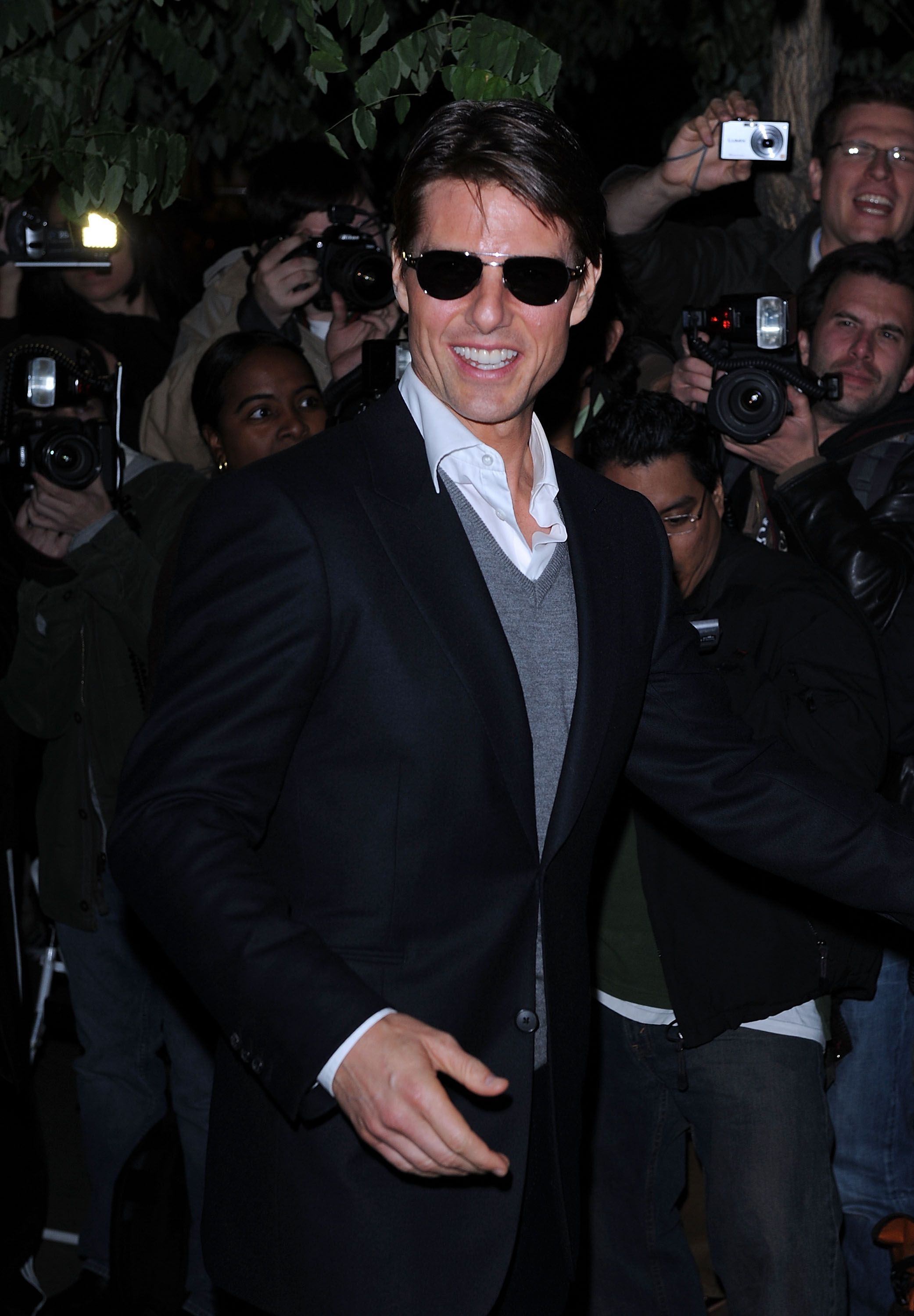 Tom Cruise smiles during an appearance in 2008 before he reflects on his lifelong fascination with filmmaking and the experiences that shaped his approach to his work during the GQ interview. | Source: Getty Images