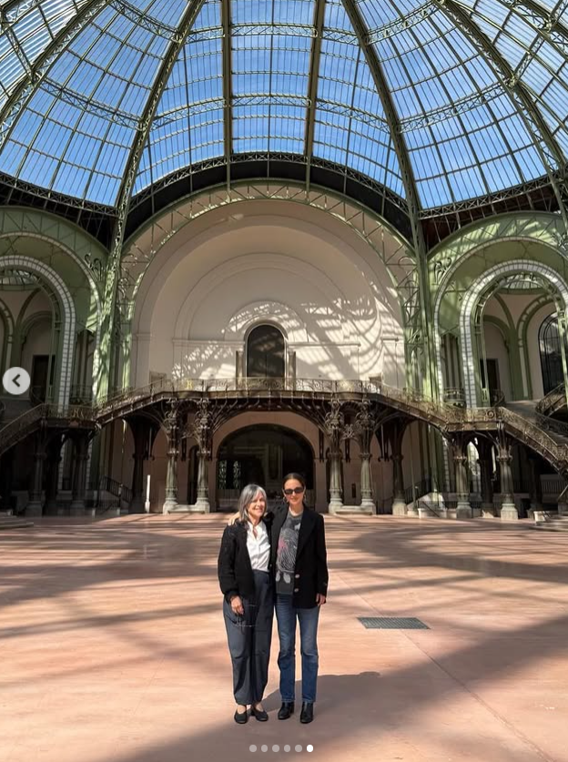 Portman and her mother posed inside the Grand Palais during their visit to the Hilma af Klint exhibition in Paris. The Mother's Day outing reflected the actor's appreciation for spending time with family while exploring art and culture. | Source: Instagram/natalieportman