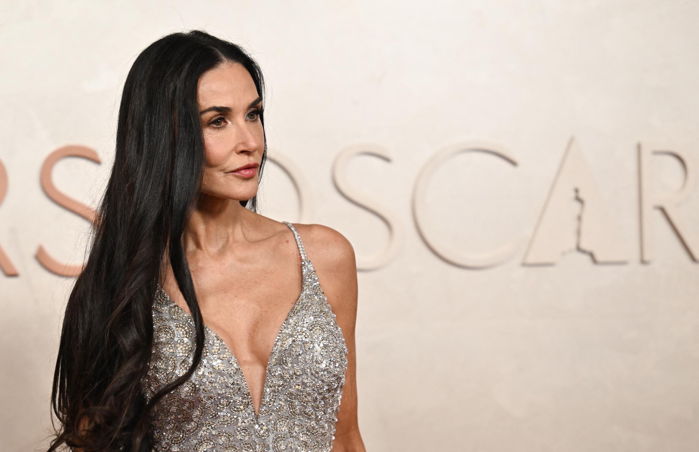 Demi Moore attends the 97th Annual Academy Awards at the Dolby Theatre in Hollywood, California on March 2, 2025. | Source: Getty Images