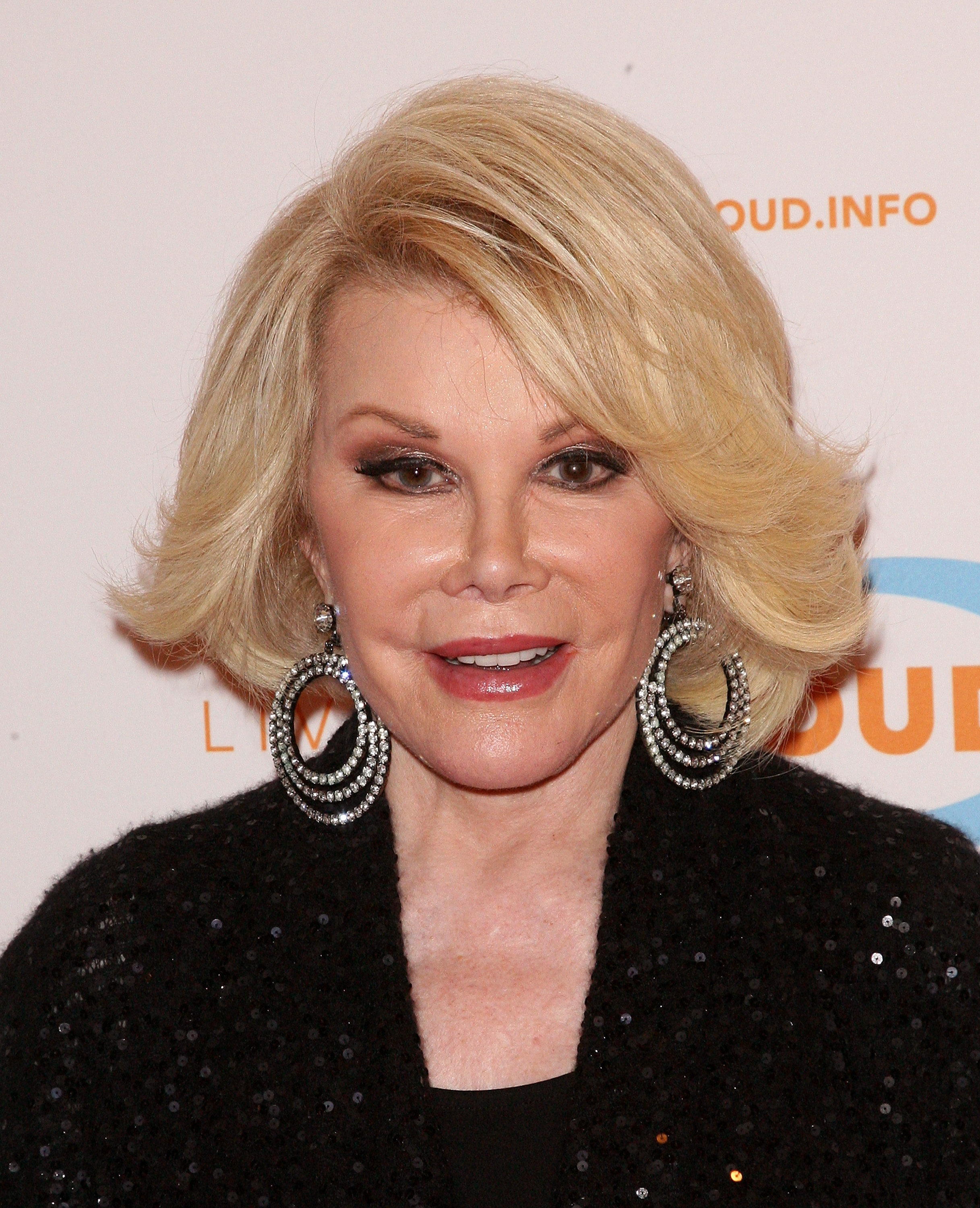 Joan Rivers attends the 12th Annual Live Out Loud Gala at TheTimesCenter in New York City on April 30, 2013. | Source: Getty Images