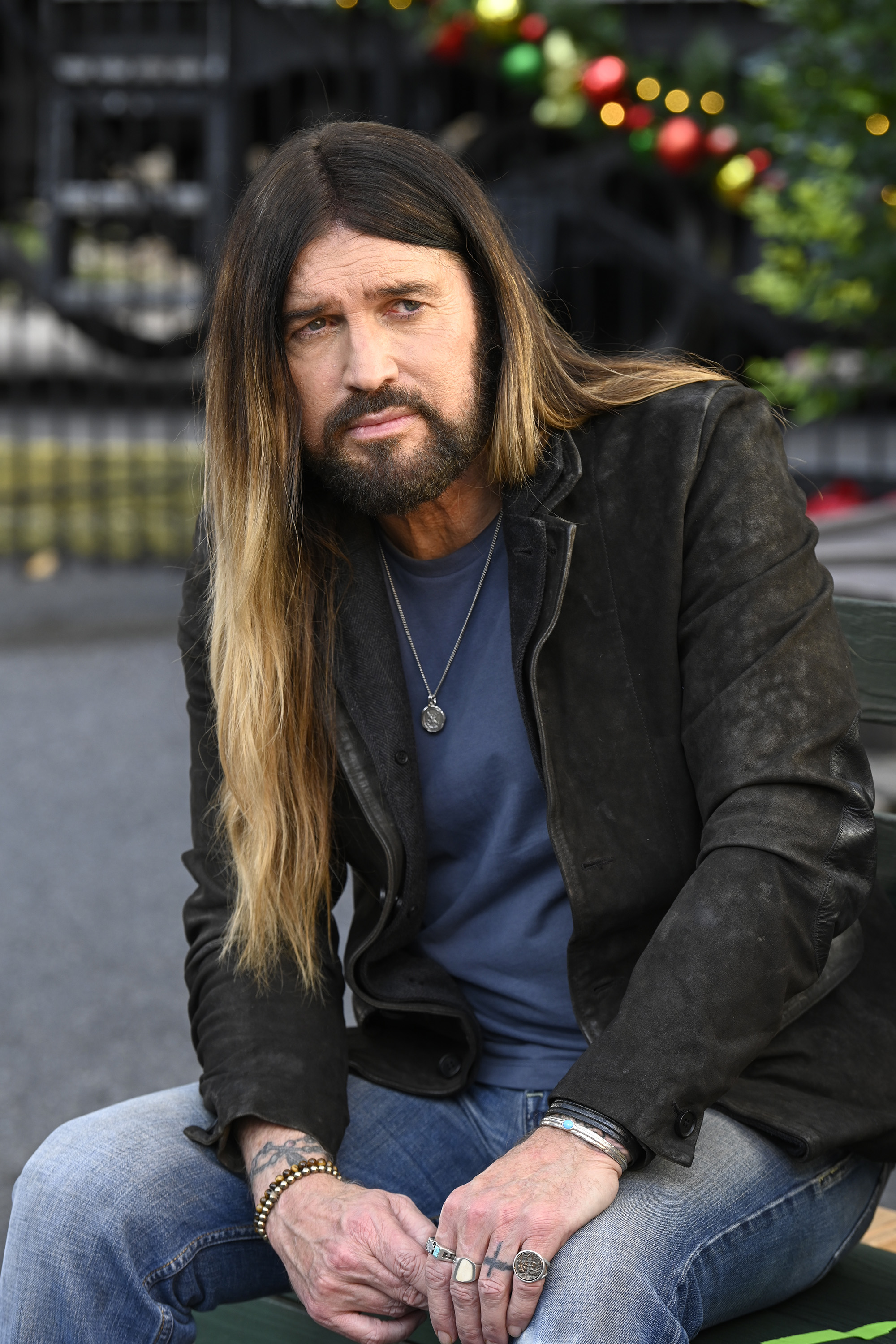 Billy Ray Cyrus pictured during "Dolly Parton's Mountain Magic Christmas" in 2022. | Source: Getty Images