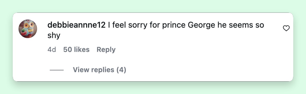 Many netizens also drew their own conclusions after seeing clips of Prince George at the Wimbledon men's singles final. | Source: Instagram/wimbledon