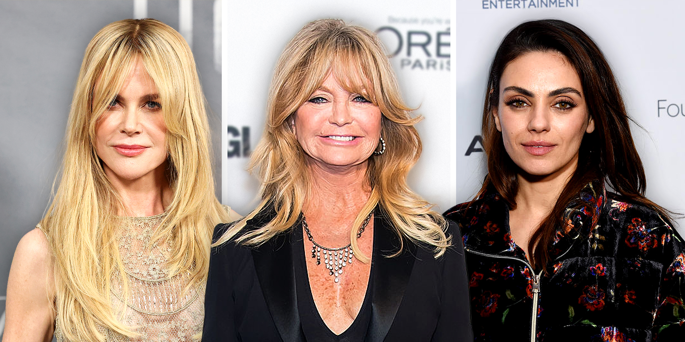 Nicole Kidman, Mila Kunis, and Goldie Hawn | Source: Getty Images