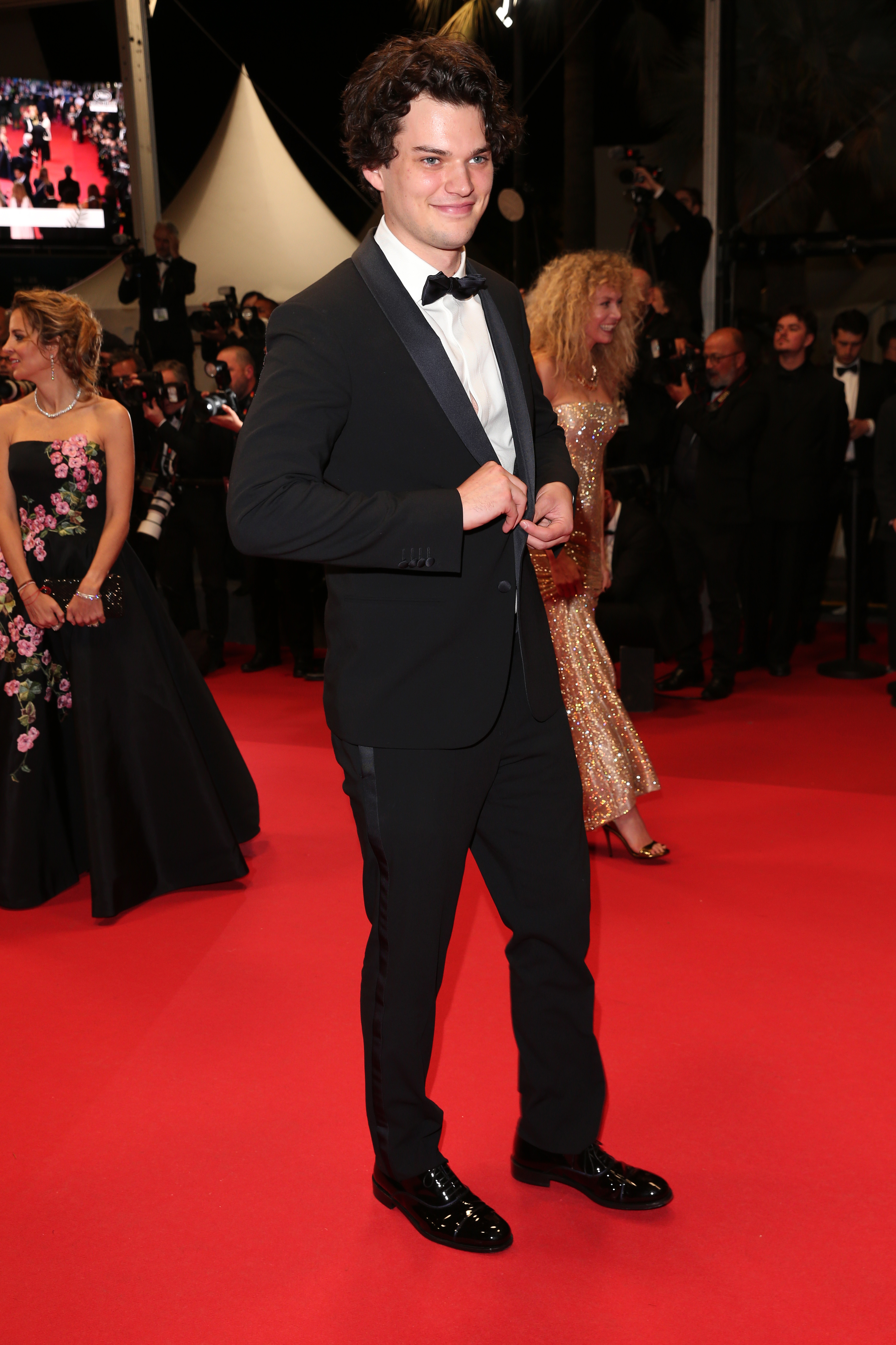 Homer James Jigme Gere on the "Oh, Canada" red carpet during the 77th annual Cannes Film Festival in Cannes, France on May 17, 2024 | Source: Getty Images