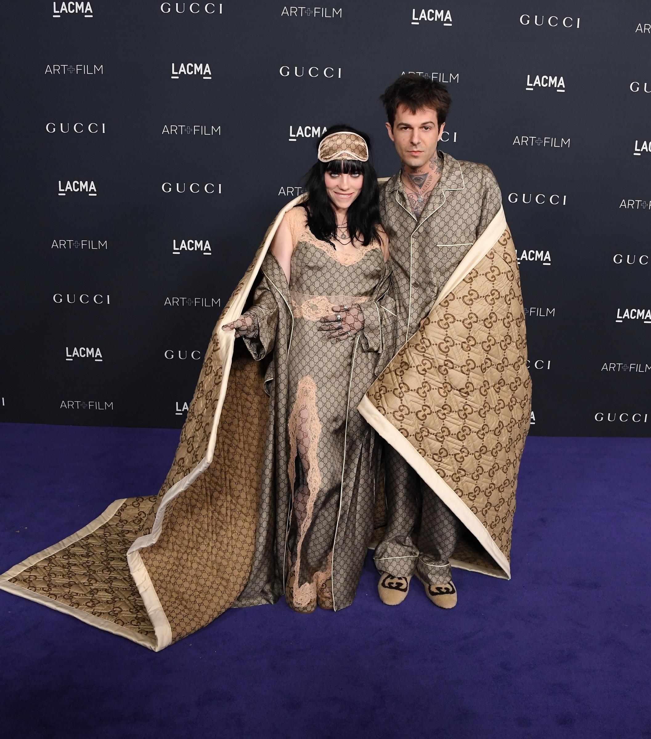 Billie Eilish and Jesse Rutherford arrive at the 11th Annual LACMA Art + Film Gala at Los Angeles County Museum of Art in Los Angeles, California, on November 5, 2022 | Source: Getty Images