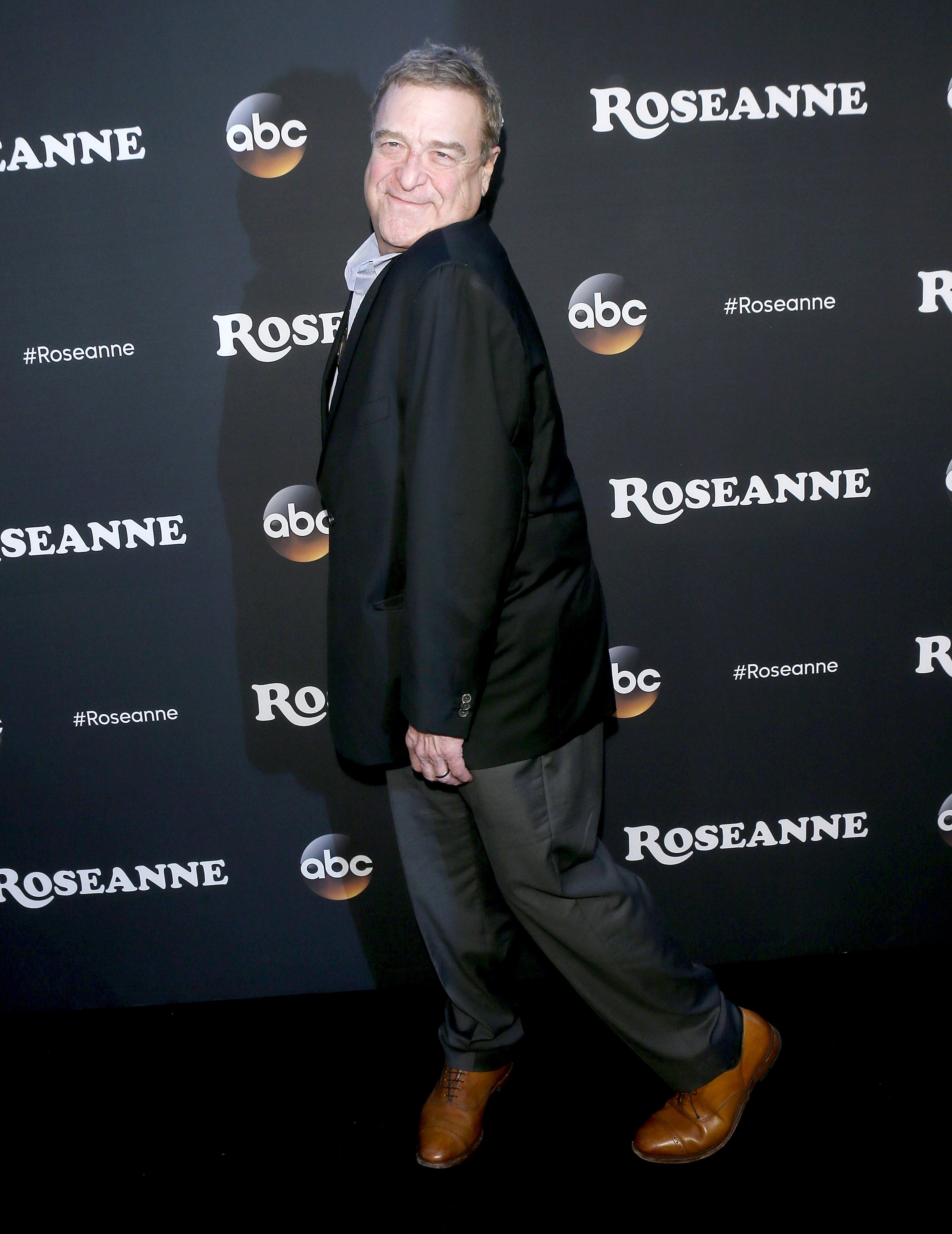 John Goodman arrives at the Roseanne Los Angeles premiere event held at Walt Disney Studio Lot on March 23, 2018, in Burbank, California, continuing to maintain the transformation he had achieved through gradual changes to his diet and exercise routine. | Source: Getty Images