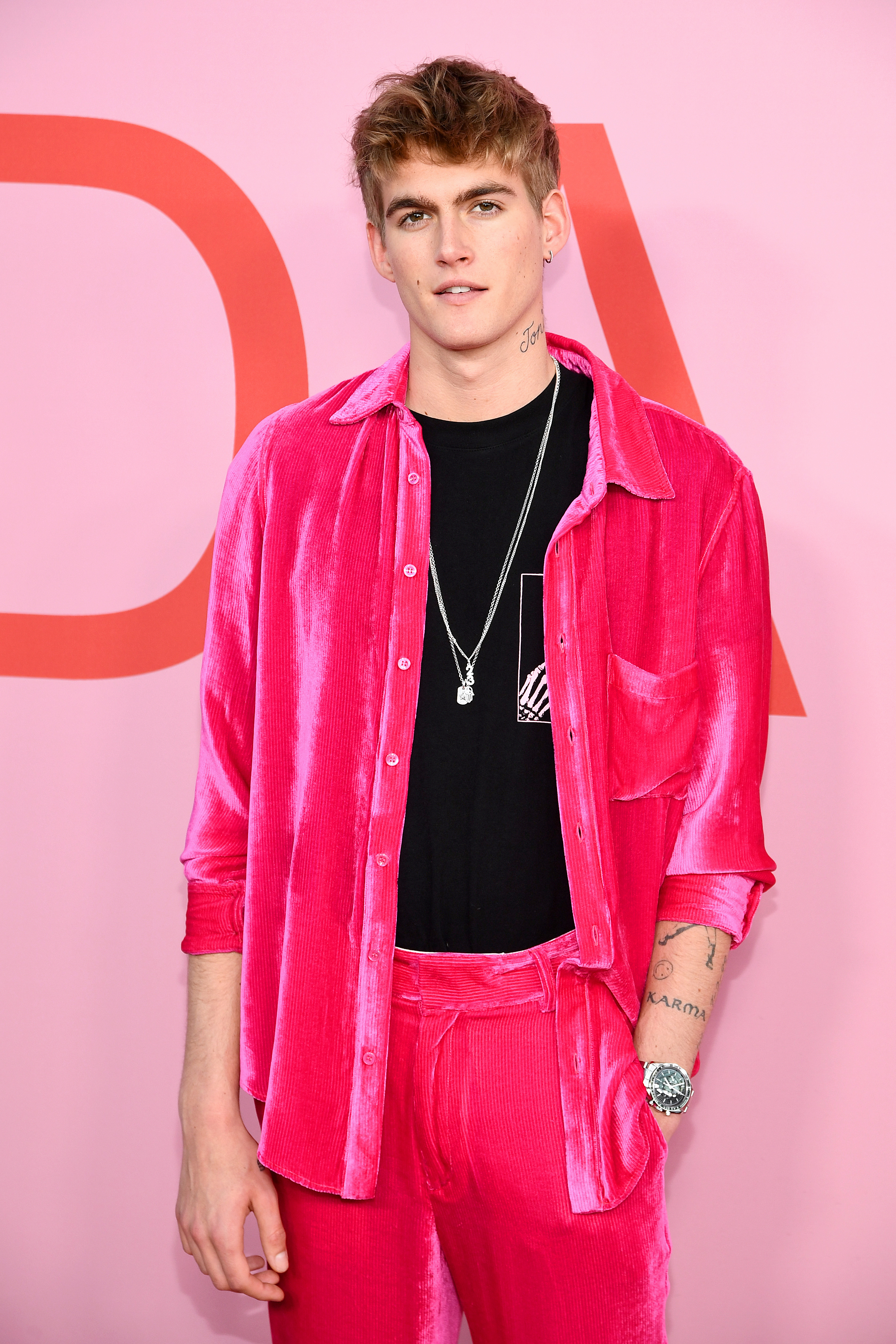 Presley entered modeling young and was signed with IMG Models, later walking for major fashion houses before mental-health advocacy became a much bigger part of his public life. | Source: Getty Images