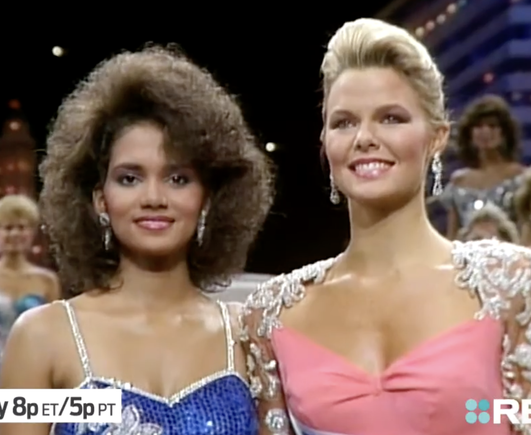 A teenage Berry is pictured during the pageant chapter that first put her in the public eye. What began with a boyfriend secretly submitting her photograph quickly turned into a string of competitions and wins. | Source: YouTube/ReelzChannel