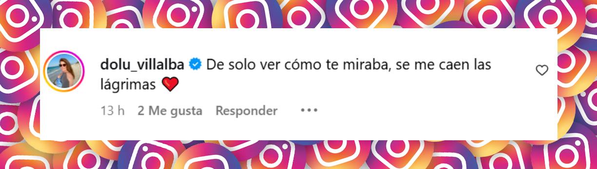 Comment from a follower on the tender video shared by Florencia Peña: "Just seeing the way he looked at you brings me to tears". | Source: Instagram/flor_de_p
