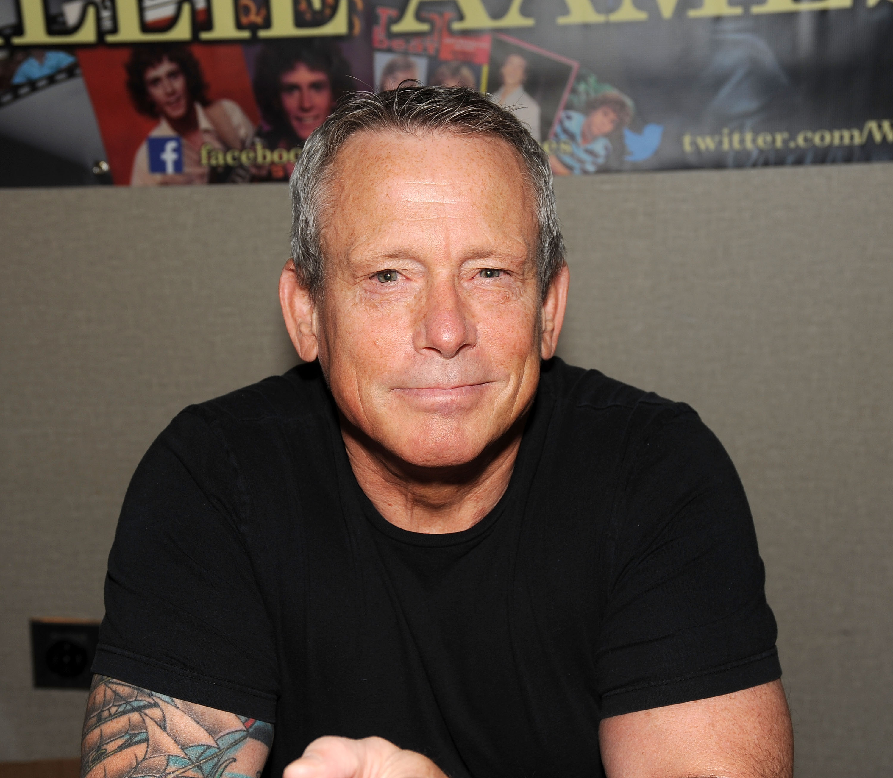 The actor attends Chiller Theater Expo Winter 2017 on October 27, 2017, in Parsippany, New Jersey.