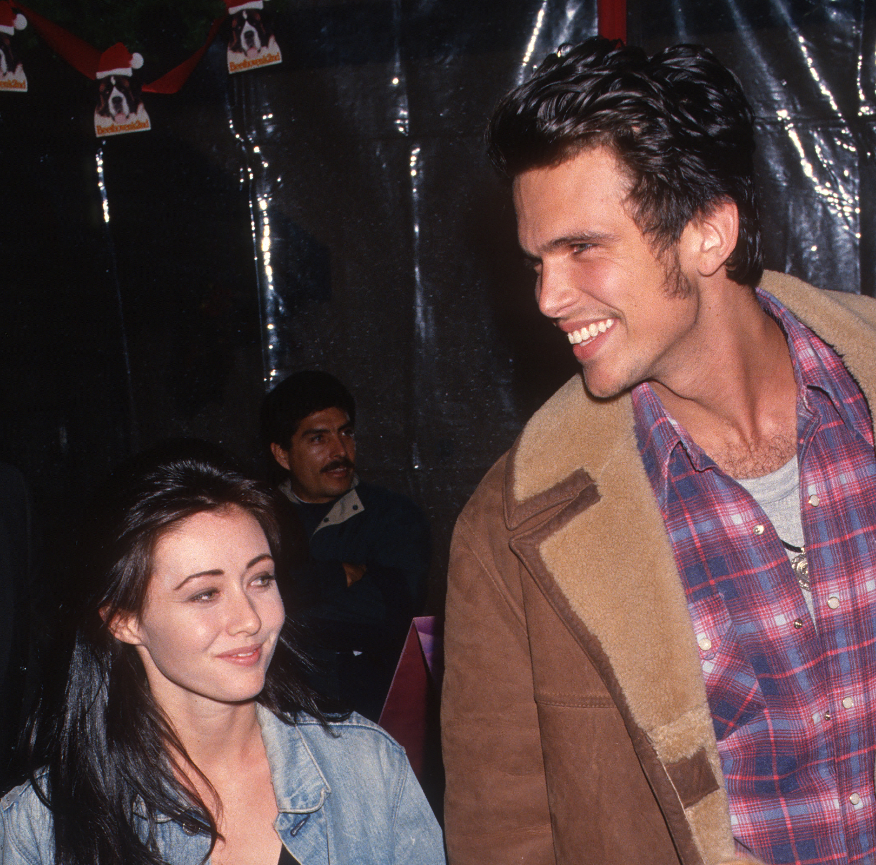 Shannen Doherty with her husband, Ashley Hamilton in December 11 1993. | Source: Getty Images