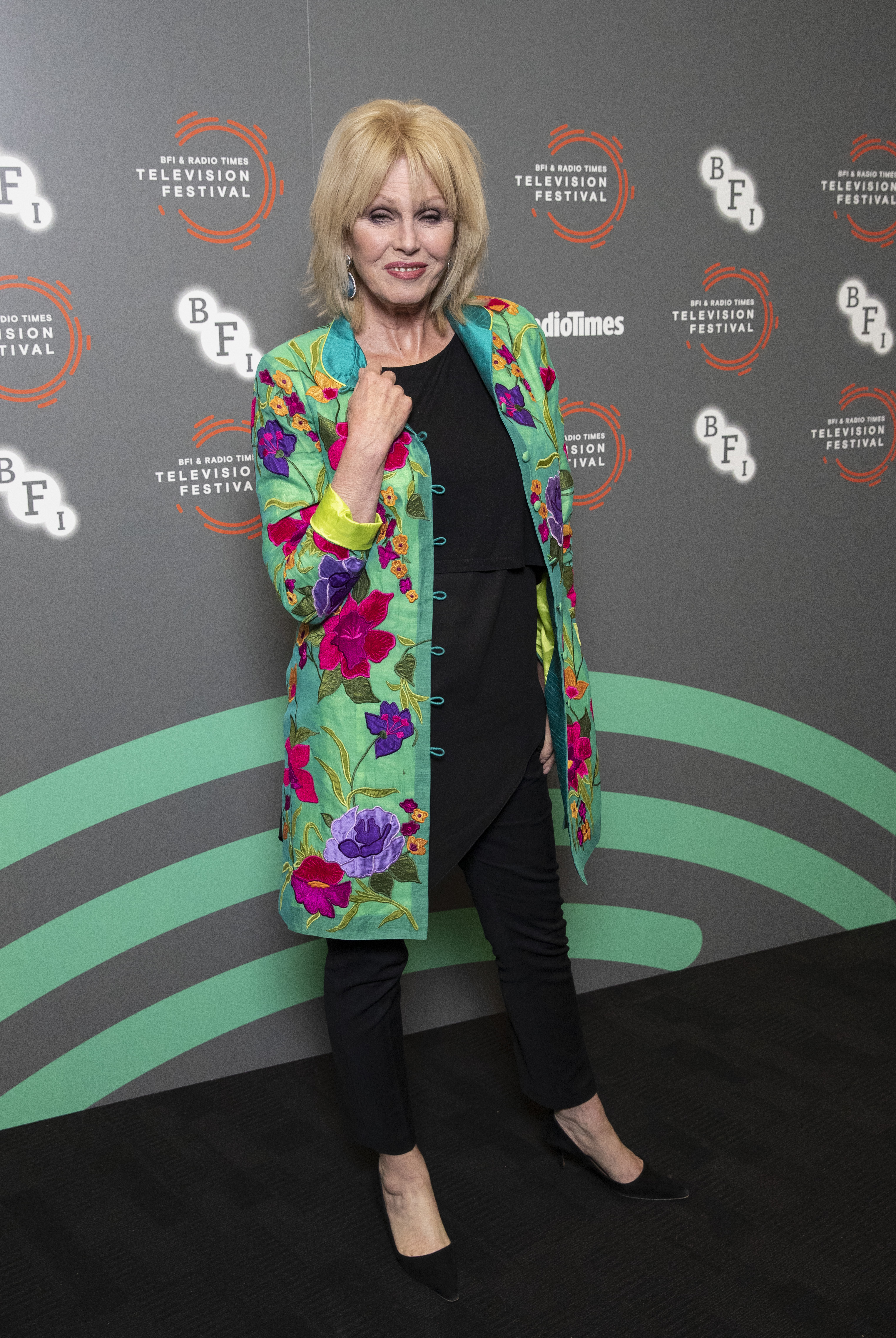 Joanna Lumley poses for a portrait on April 12, 2019 | Source: Getty Images