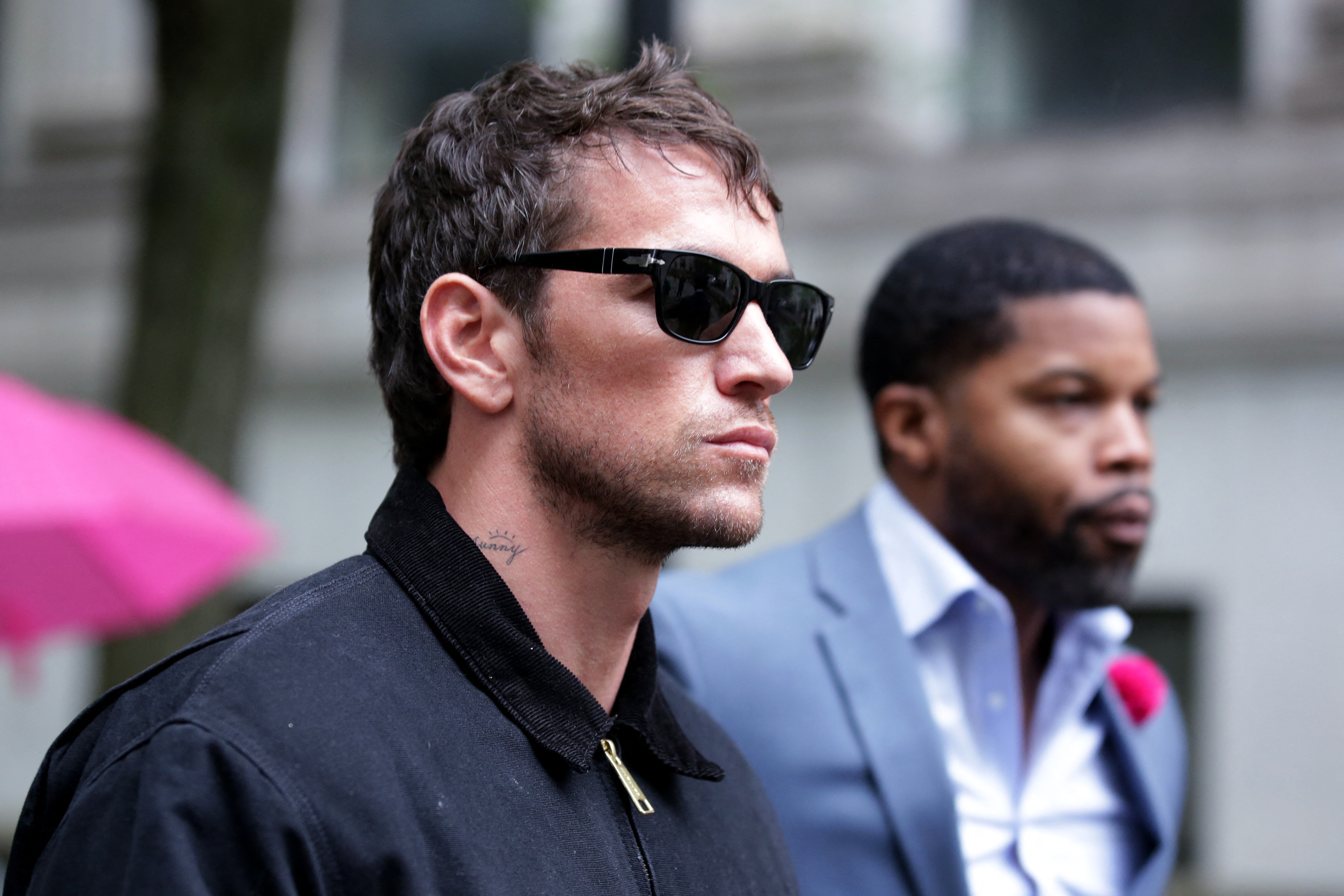 Alex Fine leaves Manhattan Federal Court during Sean "Diddy" Combs' trial on May 13, 2025 | Source: Getty Images