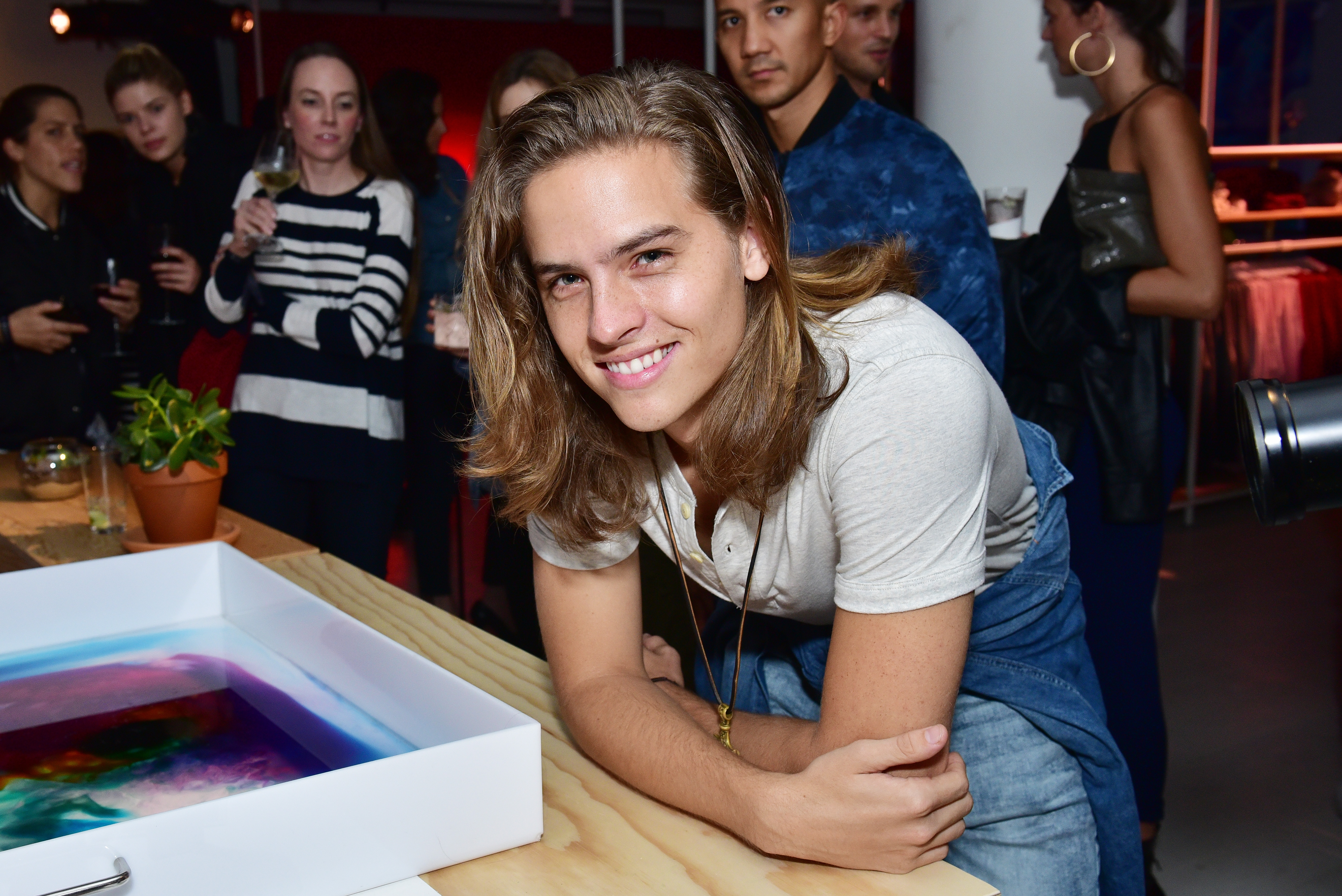 Dylan Sprouse at the American Eagle celebrates 40 years event in New York City on October 24, 2017. | Source: Getty Images