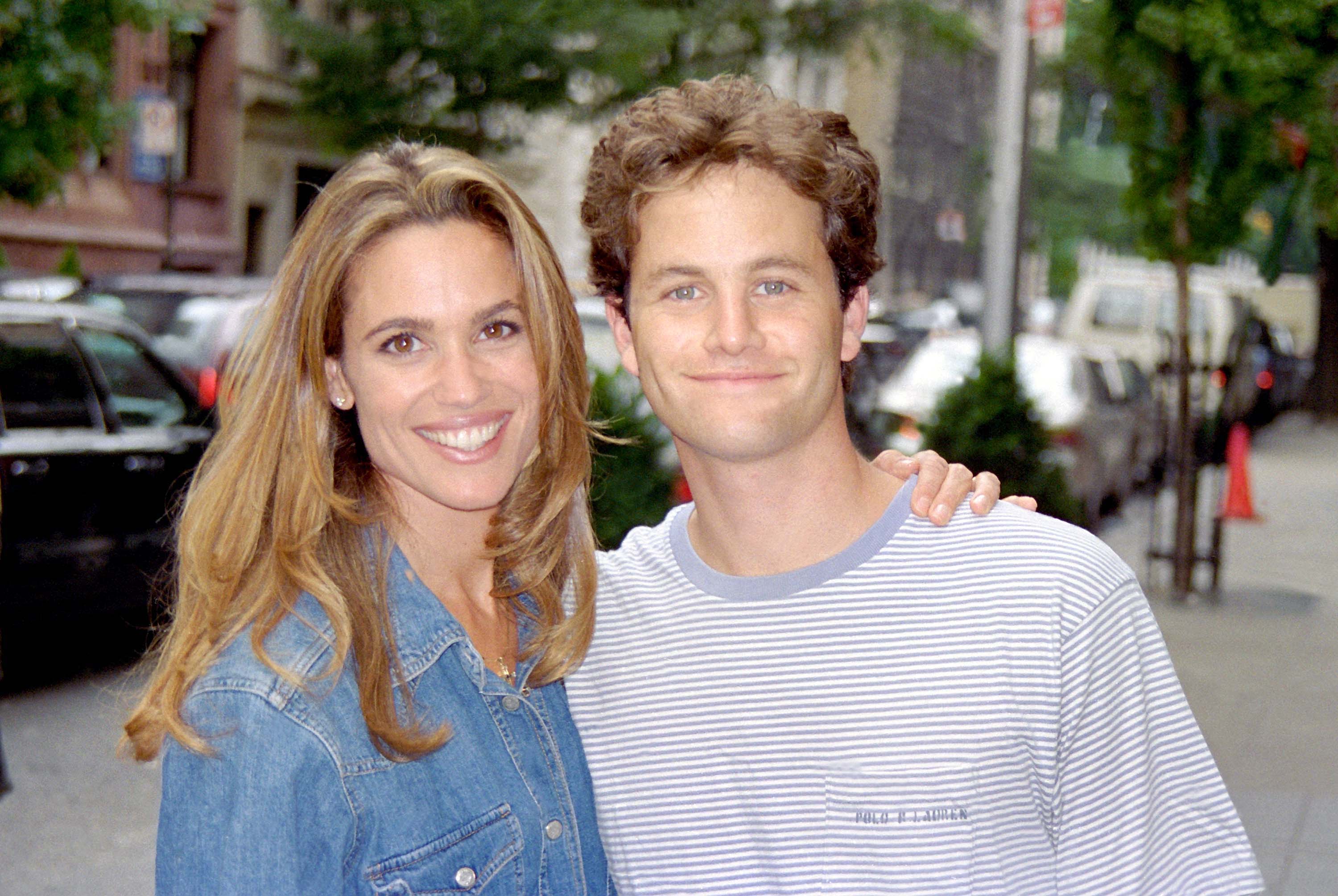 Chelsea Noble and Kirk Cameron seen at Westbury Hotel on June 28, 1996 | Source: Getty Images