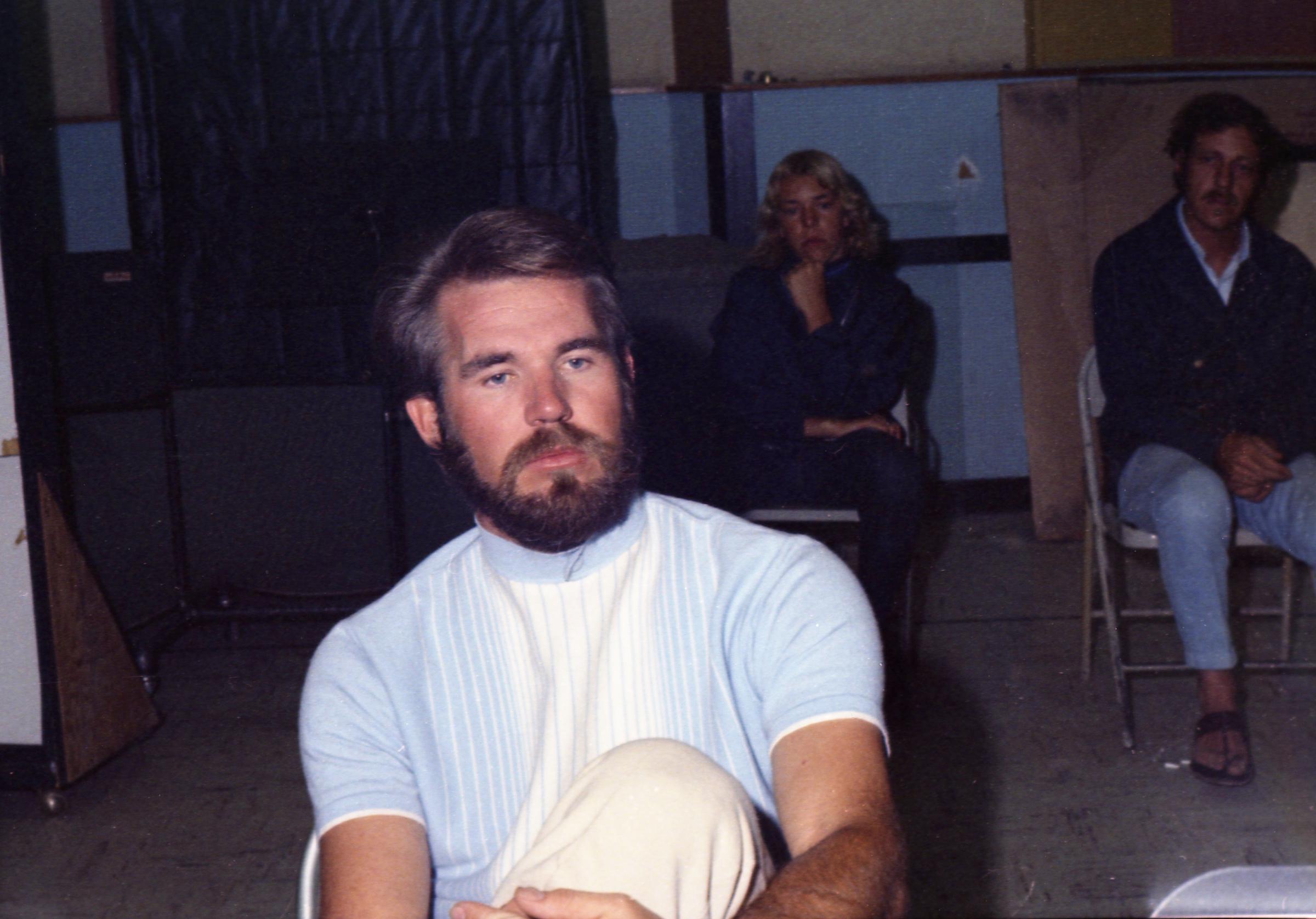 Kenny Rogers recording in a studio on July 7, 1968, in Los Angeles, California. | Source: Getty Images