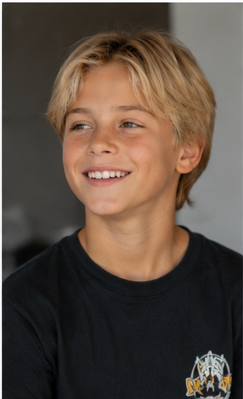 Here's what Jelly Roll and Bunnie Xo's blonde son could've looked like, through AI. | Source: ChatGPT