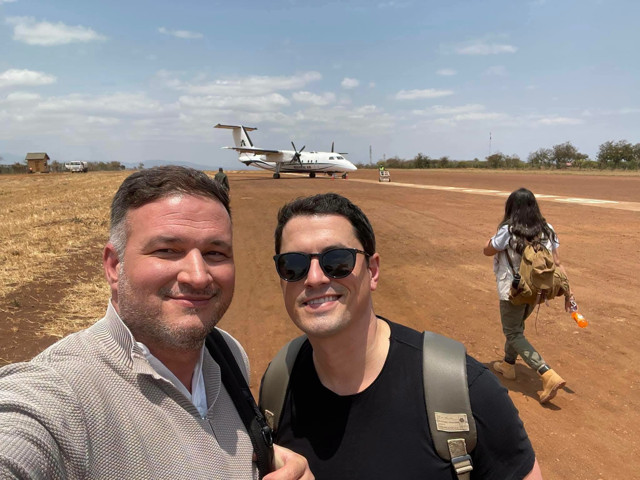 Adam Hlavaty, 42, and Henry Parra, 55, a married couple from Coral Gables, Florida, were among the seven victims of the helicopter crash near Mt. Ololokwe in Samburu County on August 19, 2026. | Source: Facebook/sammie.ryvonne