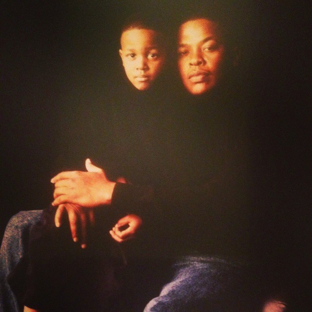 Marcel Young photographed with Dr. Dre, from a post dated February 21, 2015 | Source: Instagram/michellemuzic