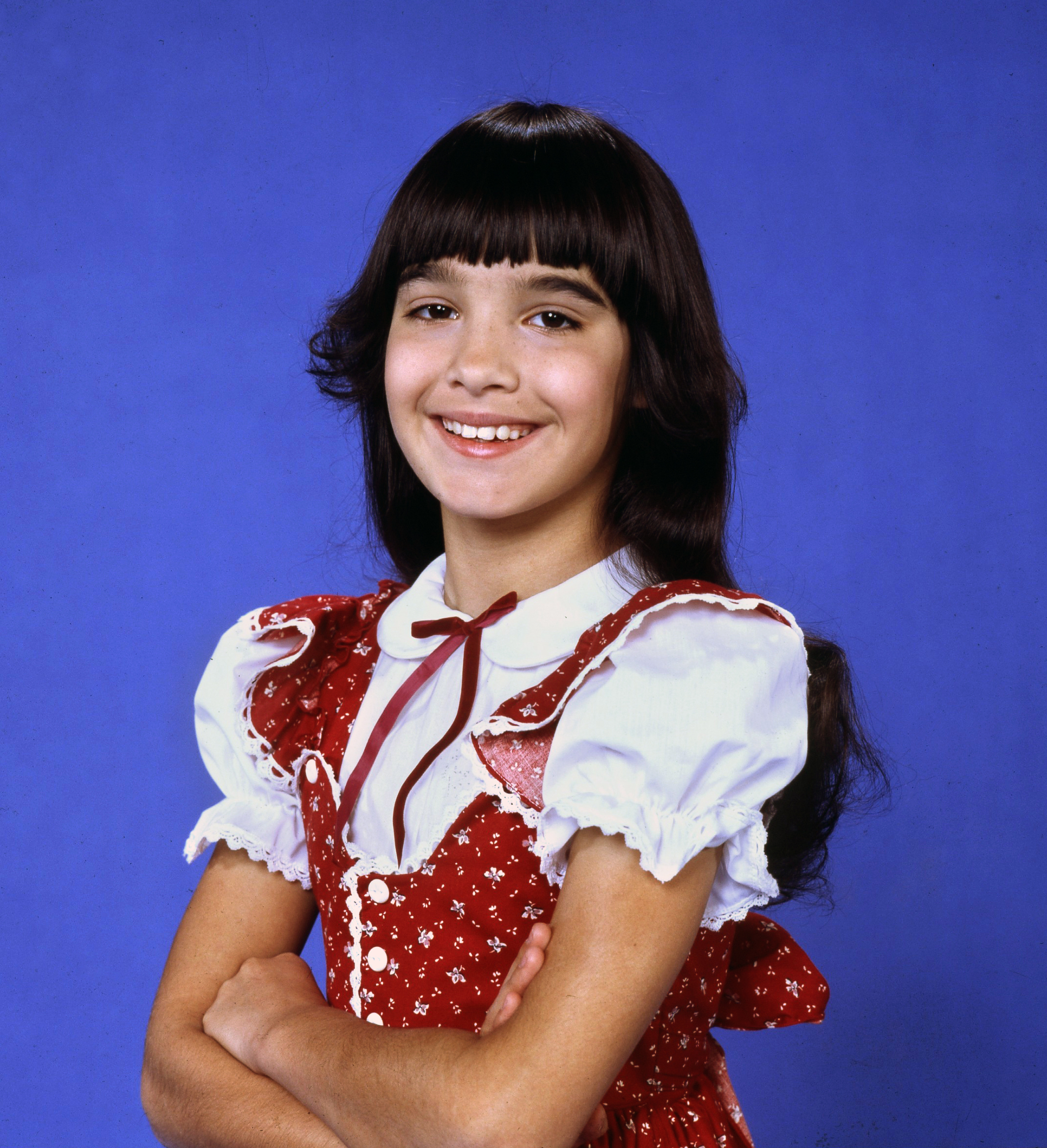 As one of the only child stars on this list with dark hair, her face was extremely recognizable. In this photo, Danielle Brisebois appeared as Stephanie Mills in "All in the Family" and "Archie Bunker's Place" in 1979, in Los Angeles, California. | Source: Getty Images