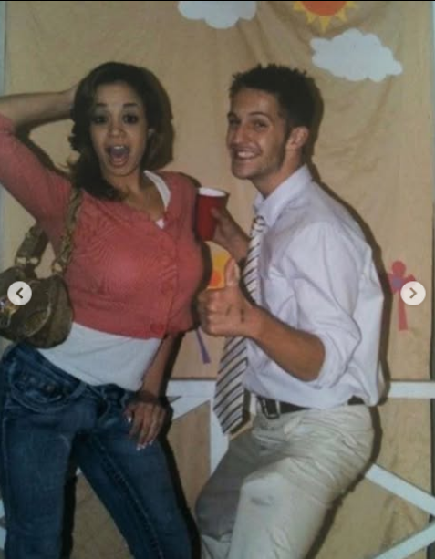 Jimmy Fowlie and Christina Downer having fun together in a photo from a post on April 29, 2026 | Source: Instagram/jimmyfowlie