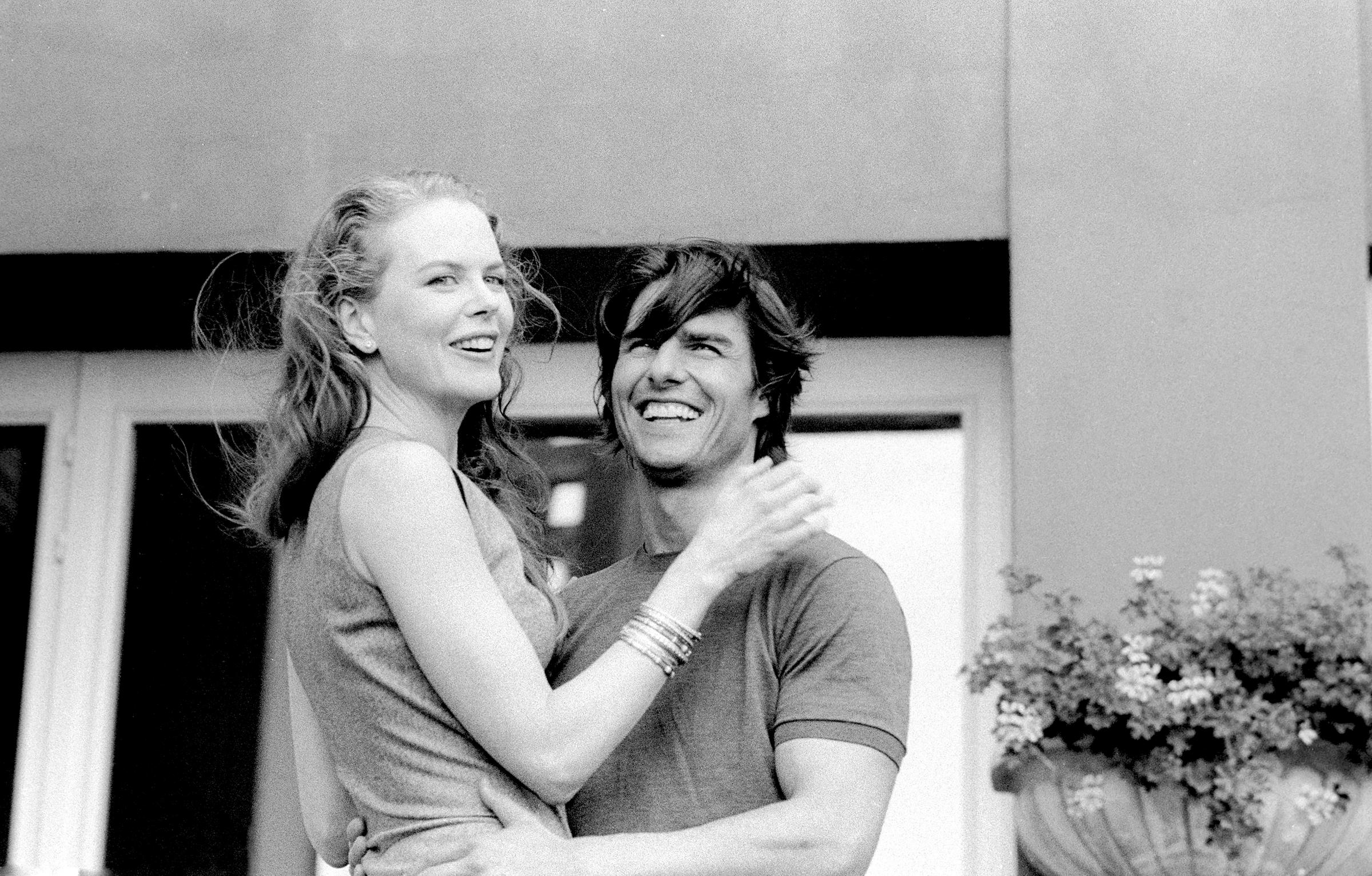 Nicole Kidman and Tom Cruise promoting their film "Eyes Wide Shut" at the Venice International Film Festival at Lido on September 3, 1999 | Source: Getty Images