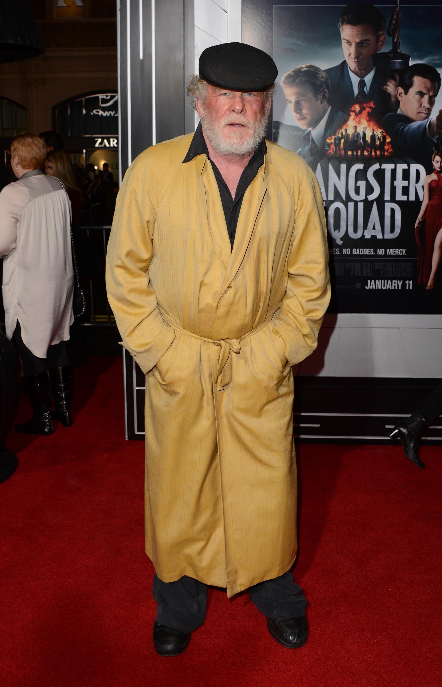 Nick Nolte at Grauman's Chinese Theatre in Hollywood, California on January 7, 2025. | Source: Getty Images