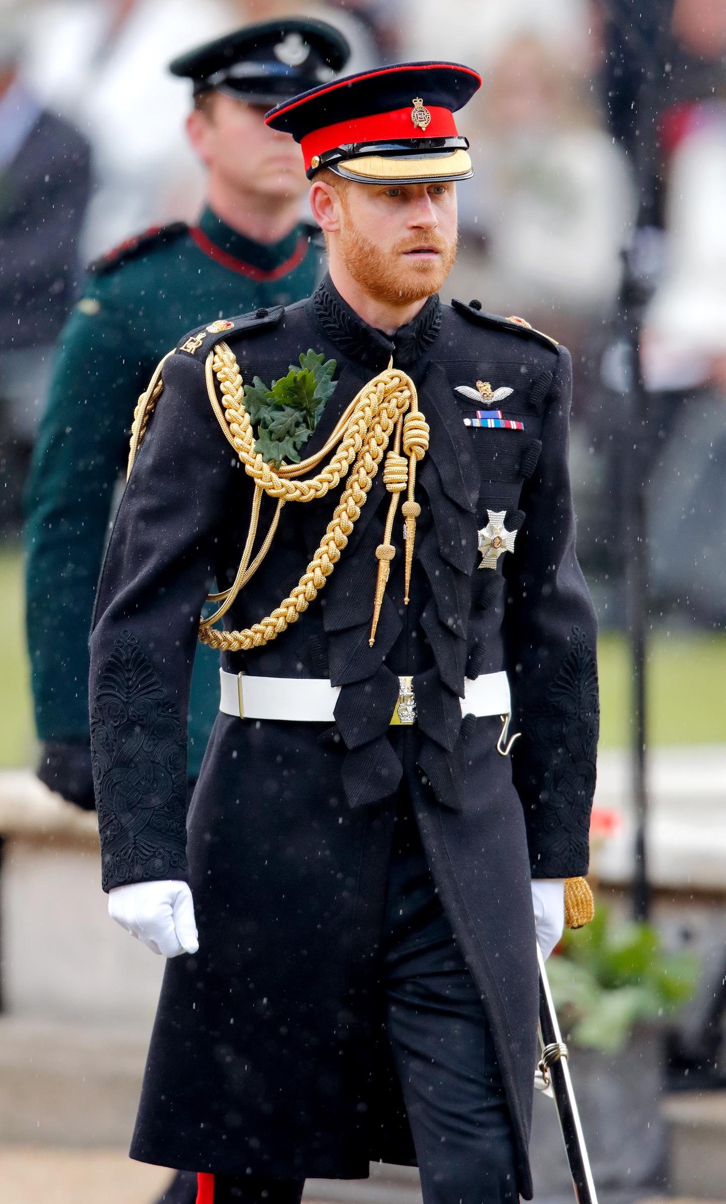 Prince Harry attends the annual Founder's Day Parade at the Royal Hospital Chelsea in London in June 2019, before he stepped back from royal duties. His life as a working royal would change dramatically the following year. | Source: Getty Images