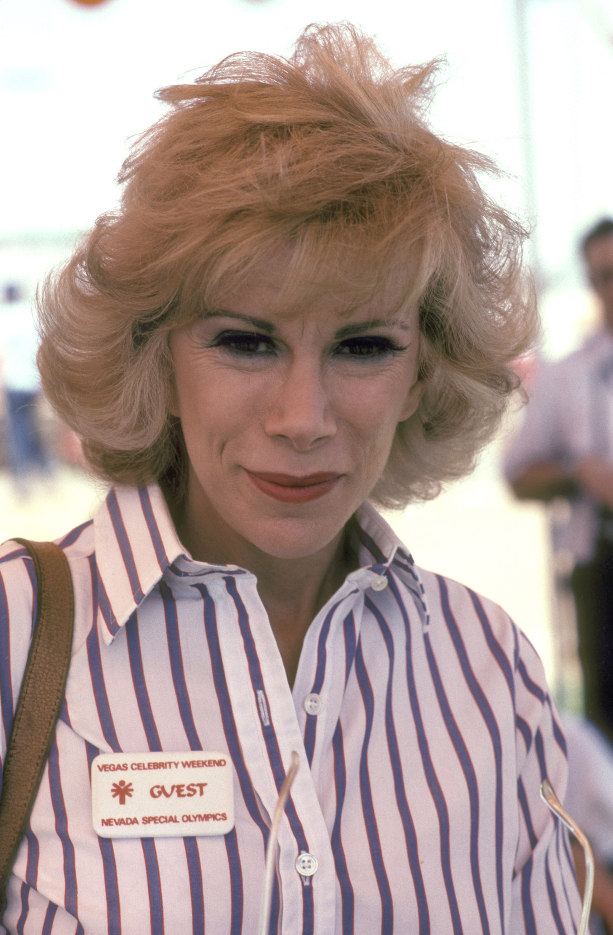 Joan Rivers attends a celebrity softball game benefiting the Nevada Special Olympics on April 18, 1982. | Source: Getty Images
