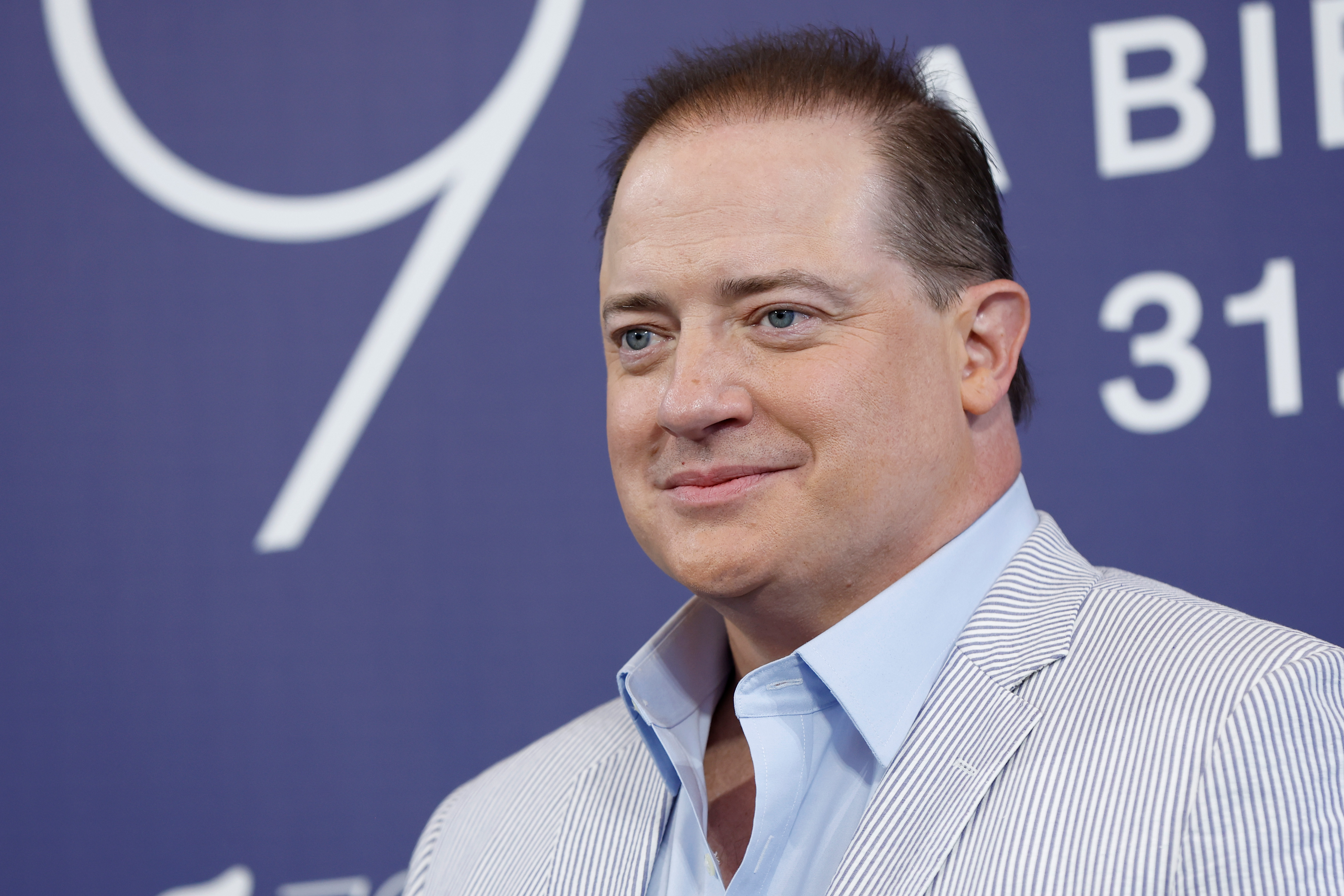 Brendan Fraser during the photocall for "The Whale" at the 79th Venice International Film Festival on September 4, 2022, in Italy. | Source: Getty Images