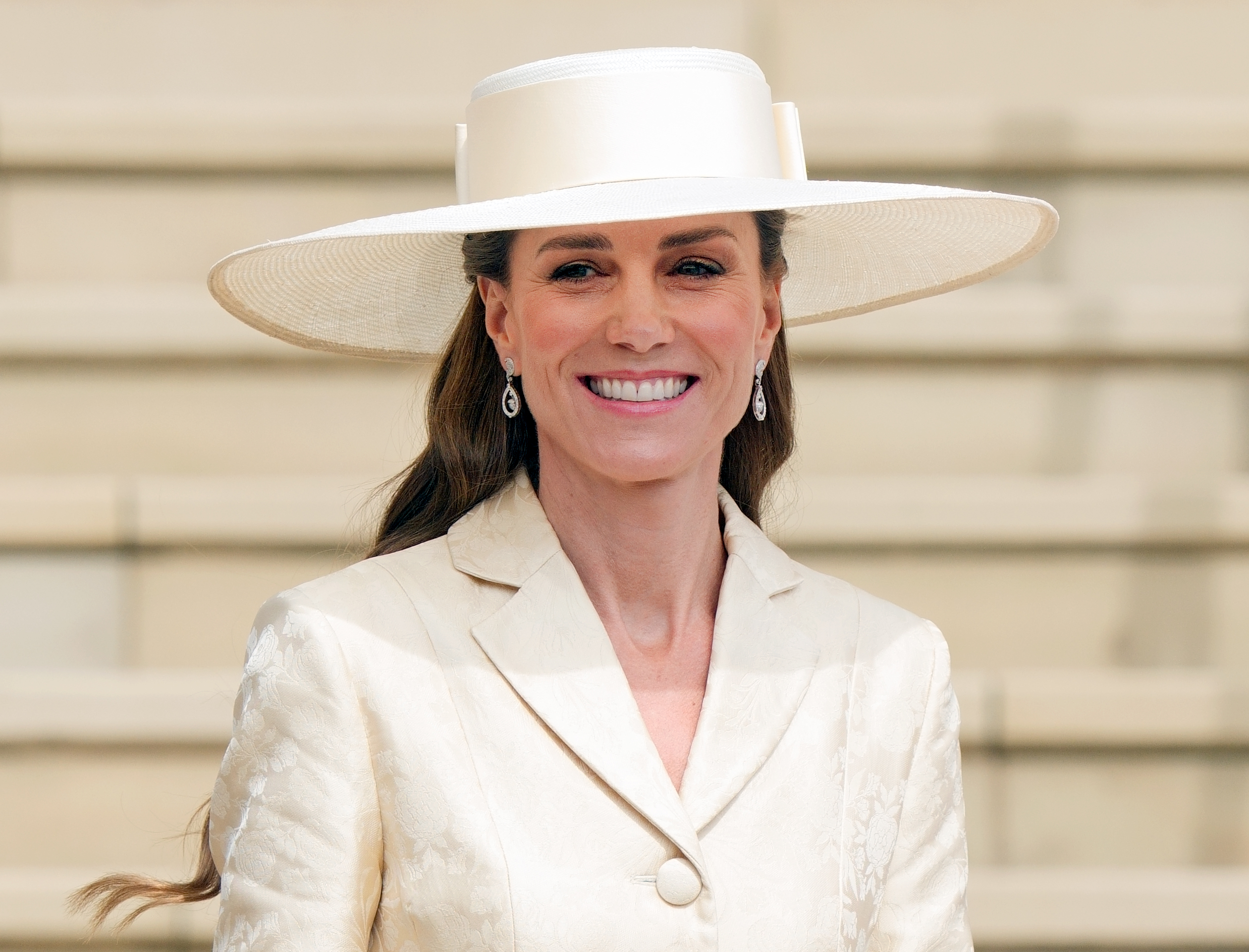 Catherine, Princess of Wales, attends the Order of the Garter service at St. George's Chapel, Windsor Castle in 2026, as a PEOPLE source suggests she could potentially help Harry and William repair their strained relationship. | Source: Getty Images