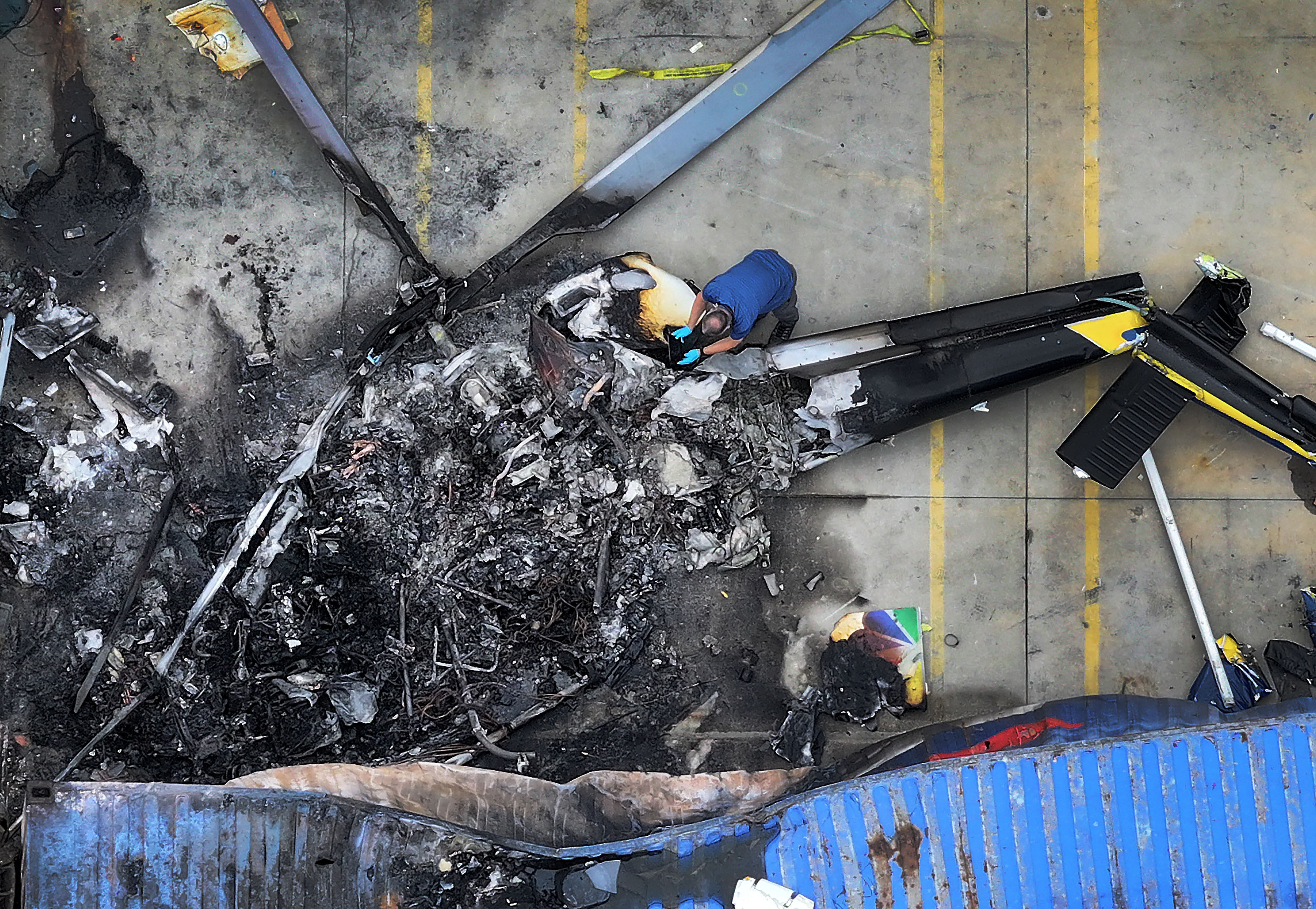 The aircraft involved in the crash was 22 years old. Aviation experts described the AS350 as a common choice for news and law-enforcement operations because of the model's general reliability. | Source: Getty Images
