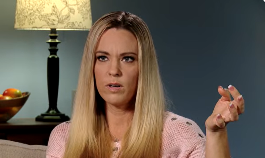 Kate Gosselin appears during an interview for Kate Plus 8: Construction Prep, reflecting on family life in front of the cameras.