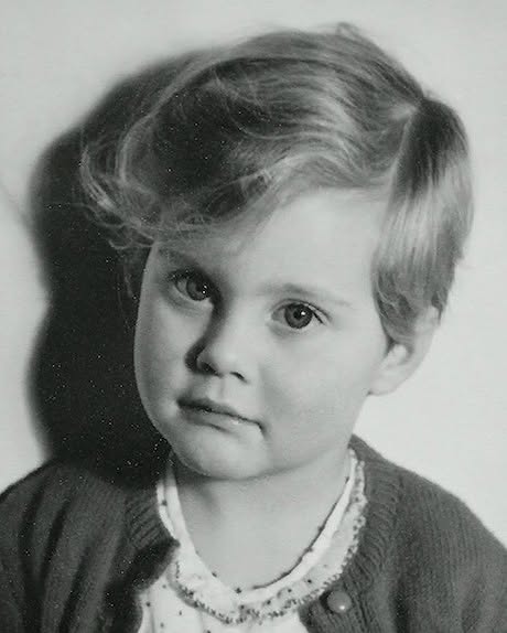 Olivia Newton-John as a little girl. [Photo timeline: 1948 (year she was born) to 1966 (childhood to teenage era)]. | Fun Fact: The entertainer in Olivia apparently emerged early. She later recalled that as a child she was constantly dressing up, putting on shows, singing, and even writing songs and poetry — long before music became her profession. | Source: Instagram/therealonj