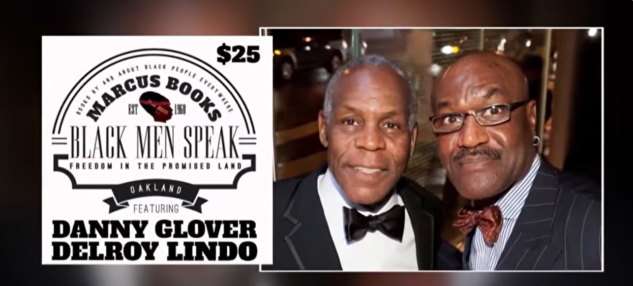 Danny Glover smiles alongside fellow actor Delroy Lindo during a Marcus Books event in Oakland, reflecting the longtime actor's enduring commitment to his community and the causes he has championed throughout his career. | Source: YouTube/TODAY