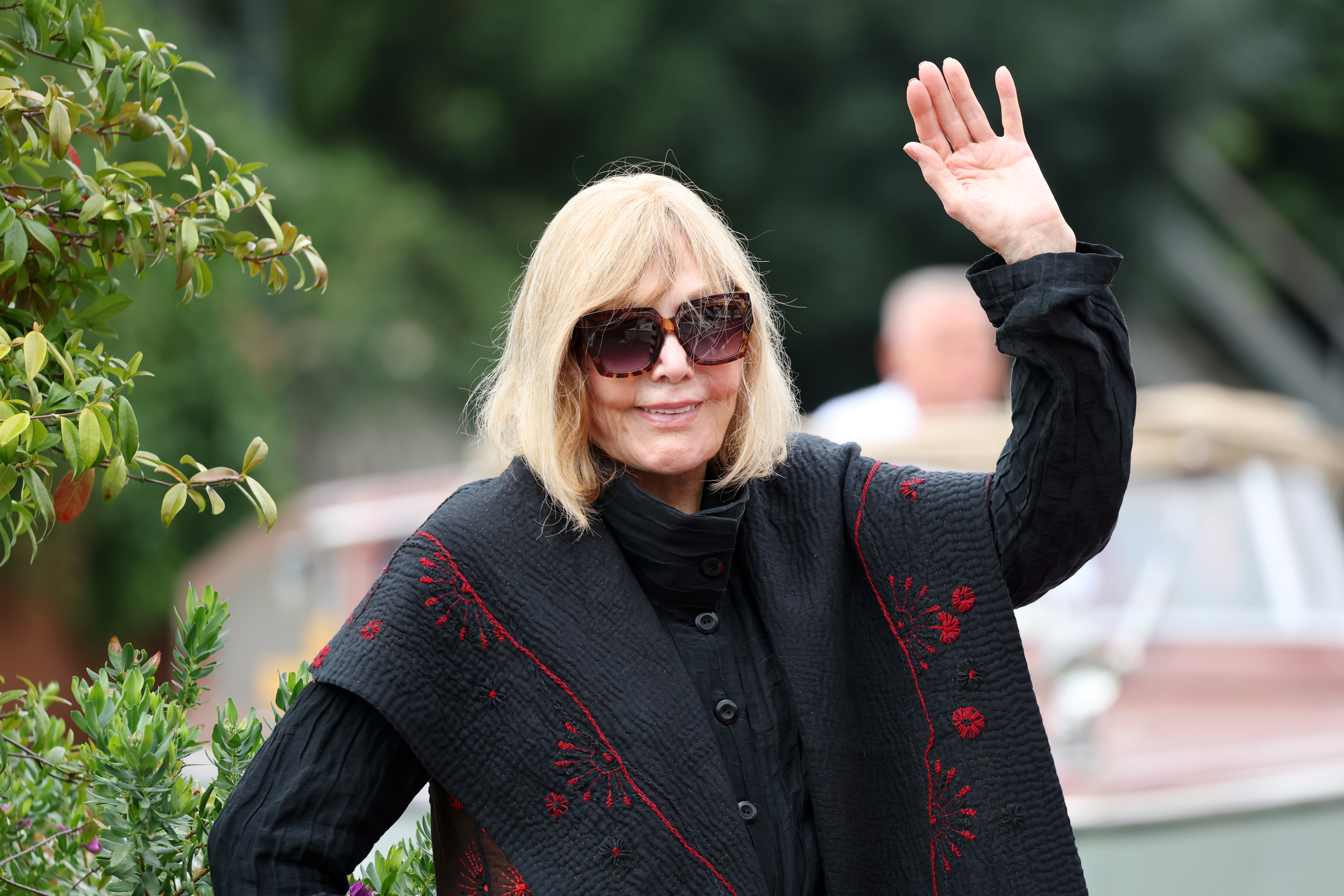 Kim Novak at Hotel Excelsior during the 82nd Venice International Film Festival on August 28, 2025 | Source: Getty Images