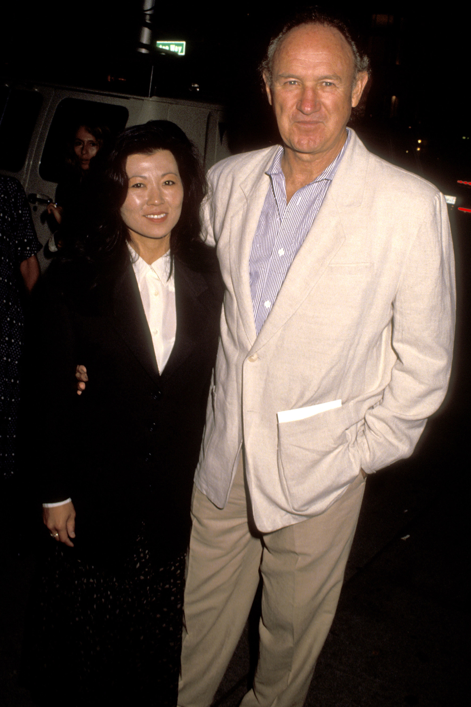 Betsy Arakawa and Gene Hackman during PCC Celebrity Art Show on September 11, 1991, in Beverly Hills, California. | Source: Getty Images