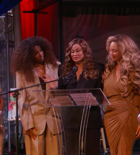 Tina Knowles credited St. John's United Methodist Church with helping instill compassion and generosity in Beyoncé and Kelly Rowland. The opening marked an emotional full-circle moment for the family. | Source: YouTube/Bread of Life Inc.