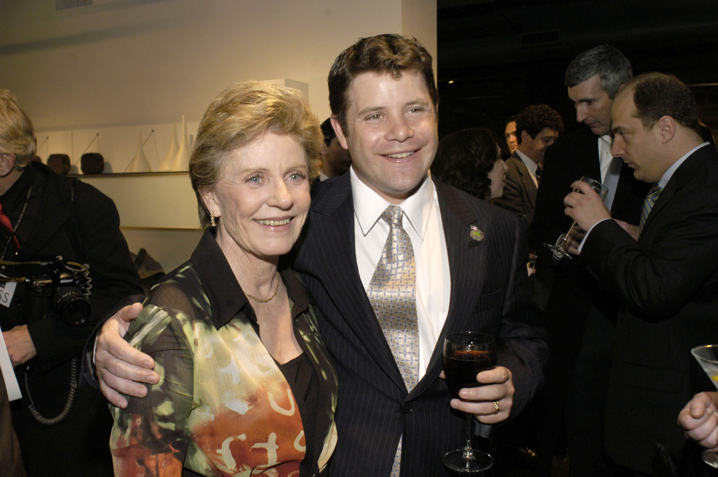 Sean Astin attended the Creative Coalition's 2004 Capitol Hill Spotlight Awards ceremony with his mother, Patty Duke, in Washington, D.C., on March 30, 2004. By then, DNA testing had identified Michael Tell as his biological father, but Sean had embraced the unique family he had built, maintaining meaningful relationships with the four men who each played a different role in his life.
