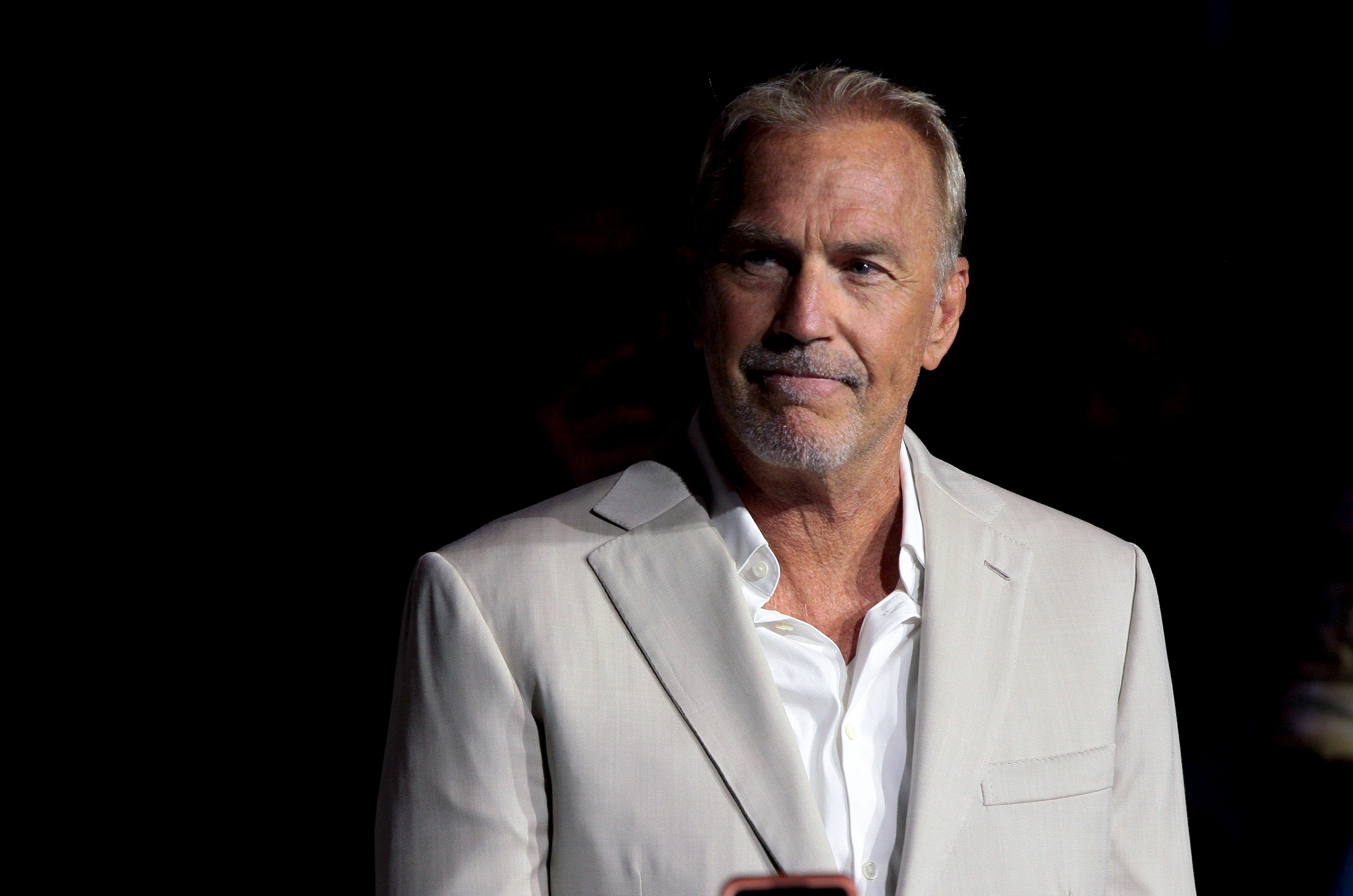 Kevin Costner attends the México Siglo XXI Forum at Auditorio Nacional in Mexico City, Mexico, on September 5, 2025. More than four decades into his career, the Academy Award winner continued making high-profile public appearances while remaining one of Hollywood's most recognizable leading men.