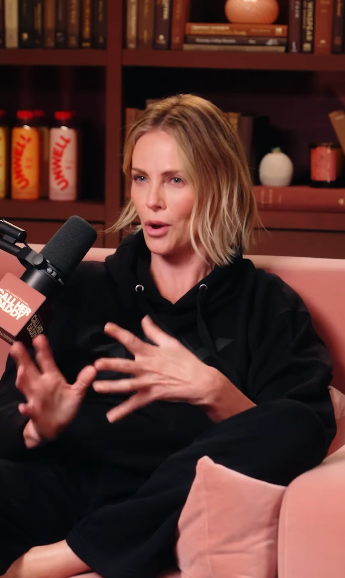 Charlize Theron on the "Call Her Daddy" podcast episode teaser, dated July 1, 2025 | Source: Instagram/callherdaddy