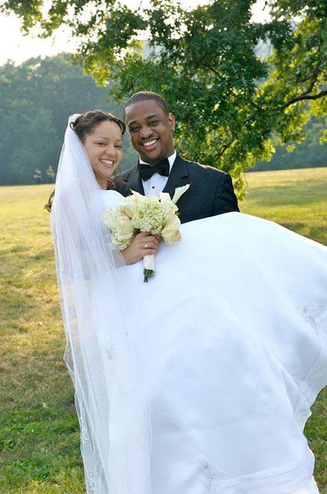 Cerina and Justin Fairfax smiling for a photo on their wedding day, posted on June 17, 2017. | Source: Facebook/Justin Fairfax for Governor of Virginia