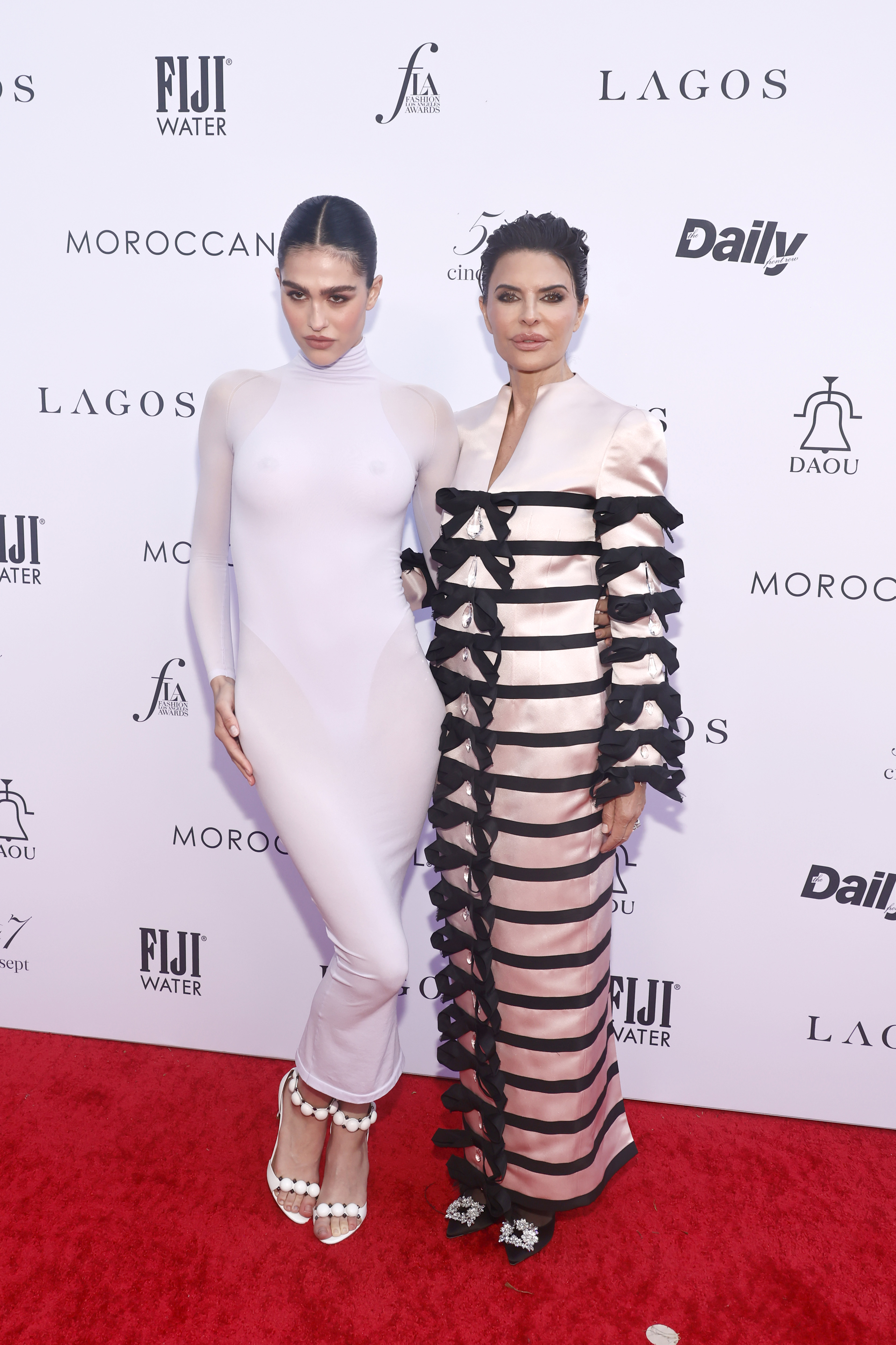 Rinna attended the Fashion Los Angeles Awards with her younger daughter, Amelia Gray, in April 2024. Amelia and her older sister, Delilah Belle, were born in 2001 and 1998, respectively, and both pursued modeling careers. | Source: Getty Images.